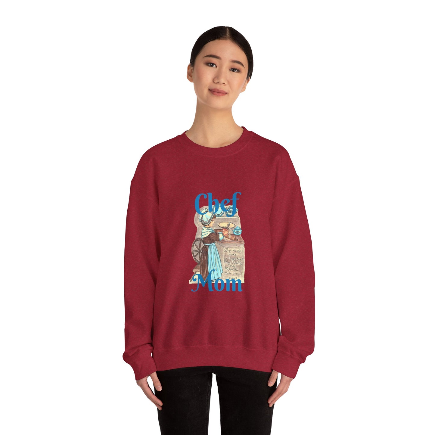 Chef Mom Unisex Heavy Blend™ Crewneck Sweatshirt
