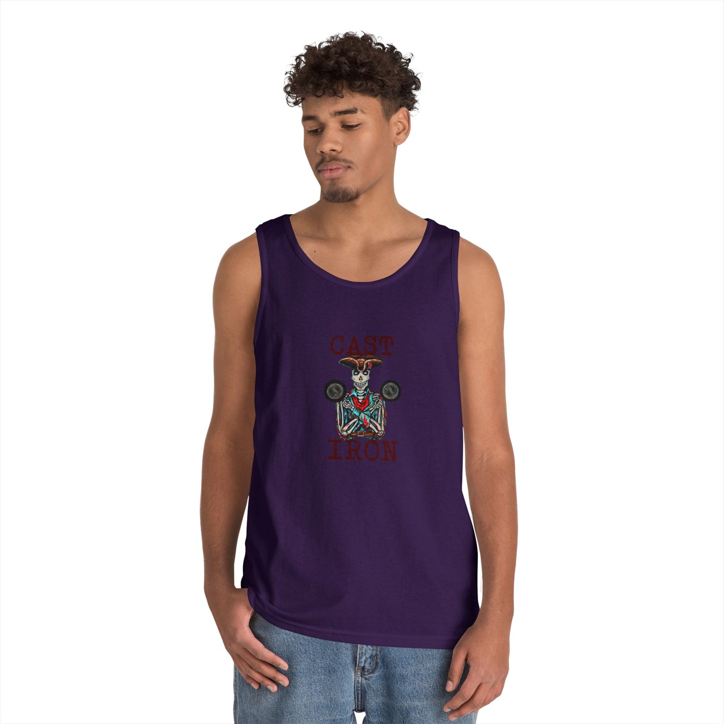 Cast Iron Unisex Heavy Cotton Tank Top