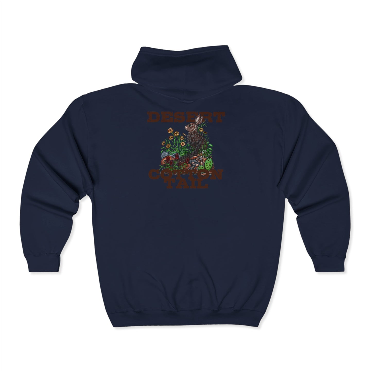 Desert Cottontail Unisex Heavy Blend™ Full Zip Hooded Sweatshirt