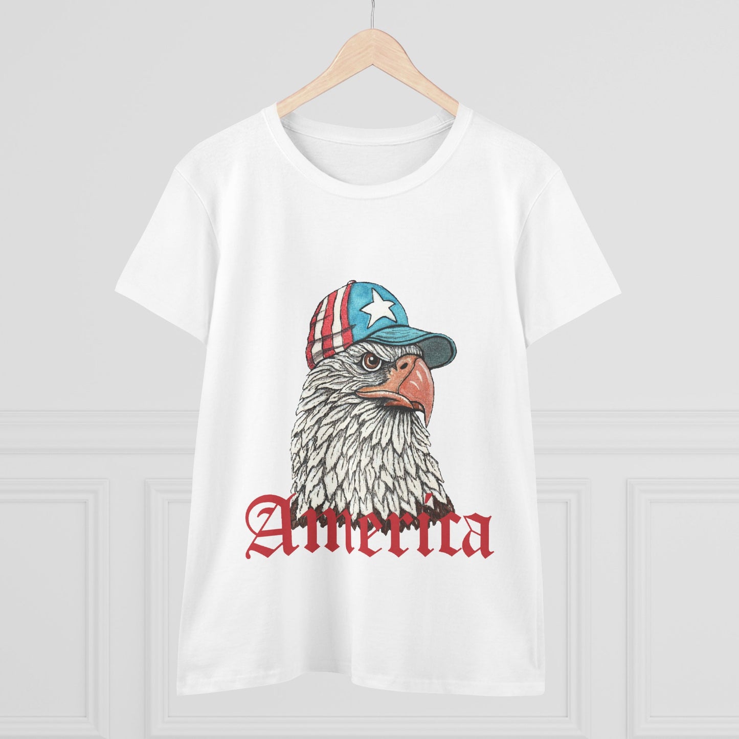 Eagle America Women's Midweight Cotton Tee