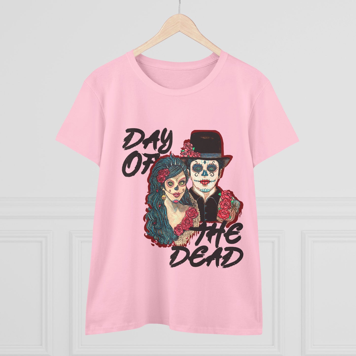 Day of the Dead Women's Midweight Cotton Tee