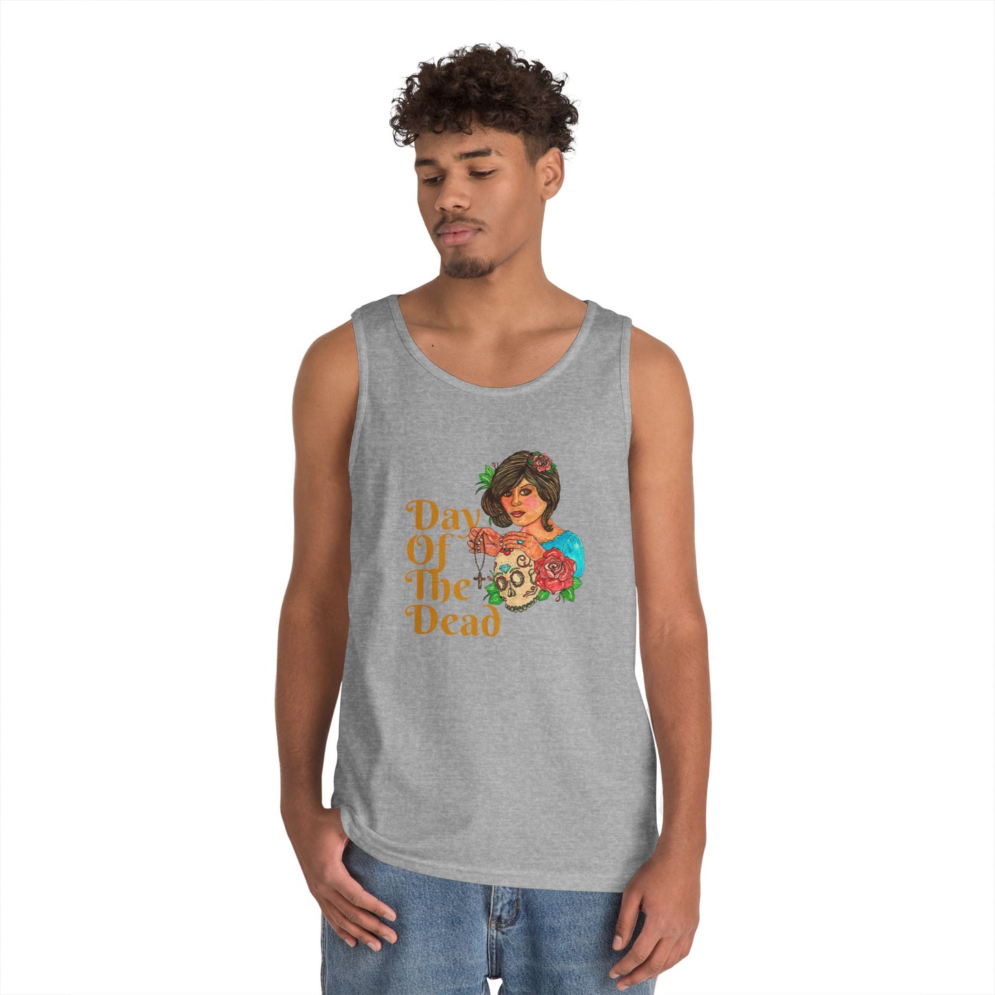 Day of the Dead Unisex Heavy Cotton Tank Top