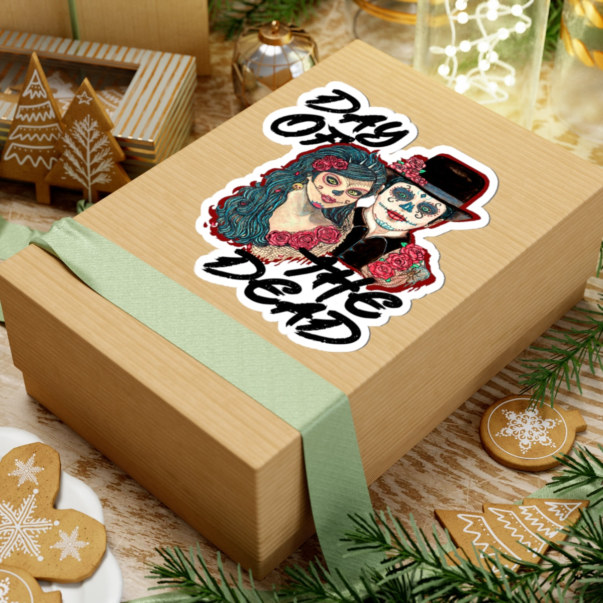 Day of the Dead Kiss-Cut Stickers