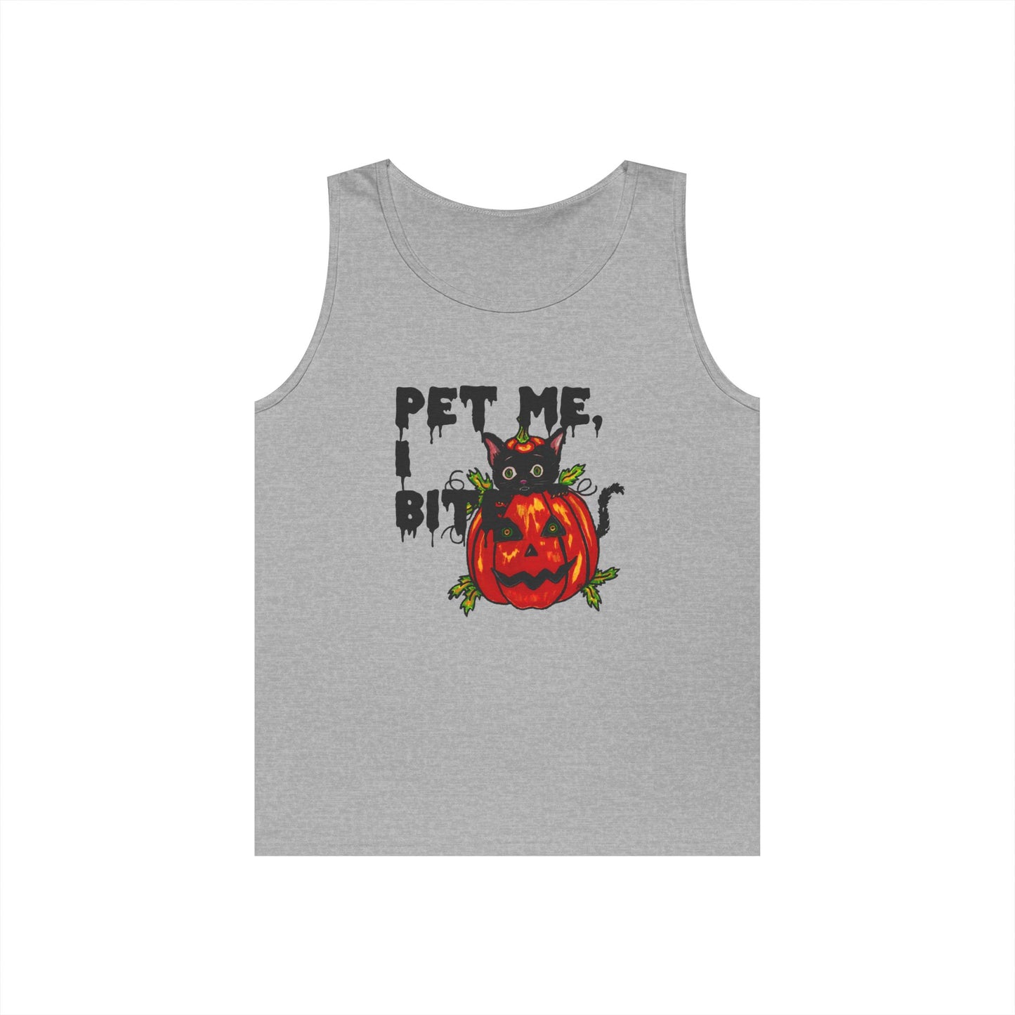 Pet Me Unisex Heavy Cotton Tank Top