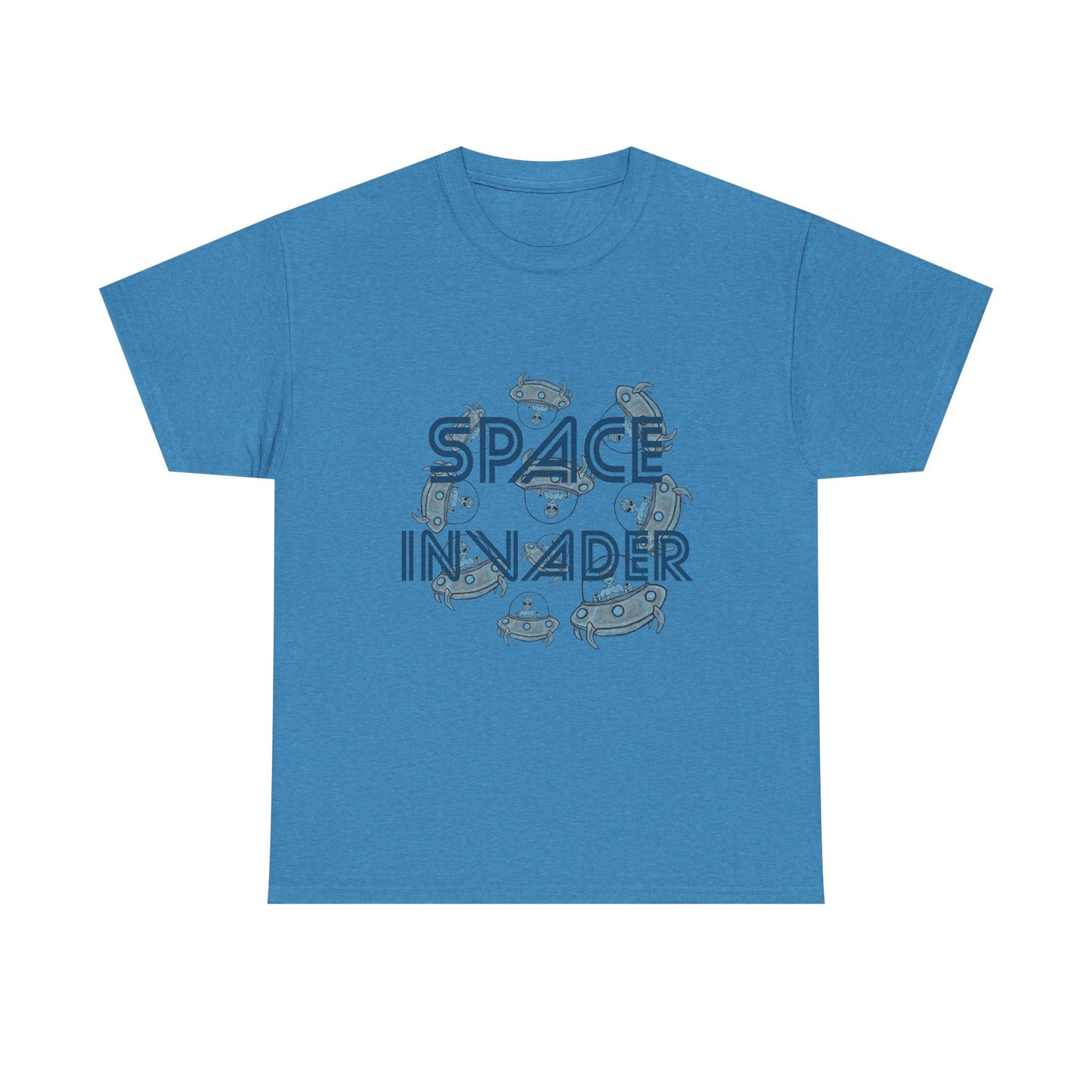 Space Invader Unisex Heavy Cotton Tee