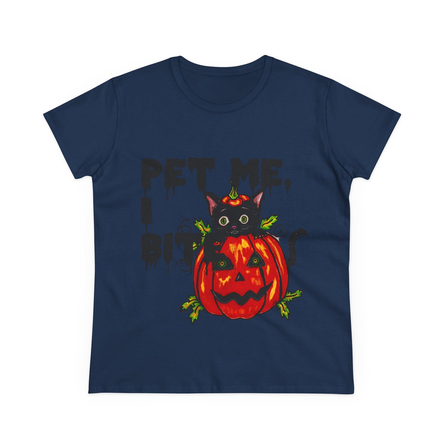 Pet Me Women's Midweight Cotton Tee