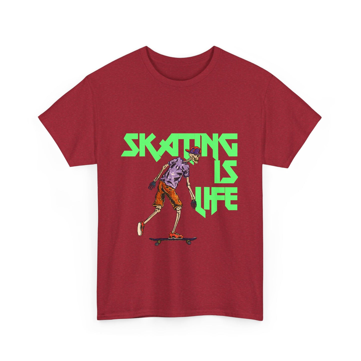 Skating is Life Unisex Heavy Cotton Tee