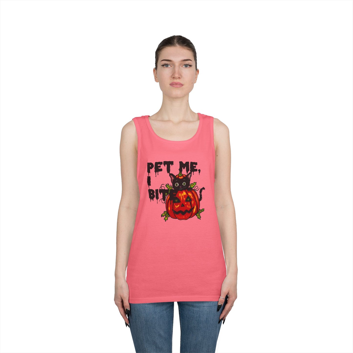 Pet Me Unisex Heavy Cotton Tank Top