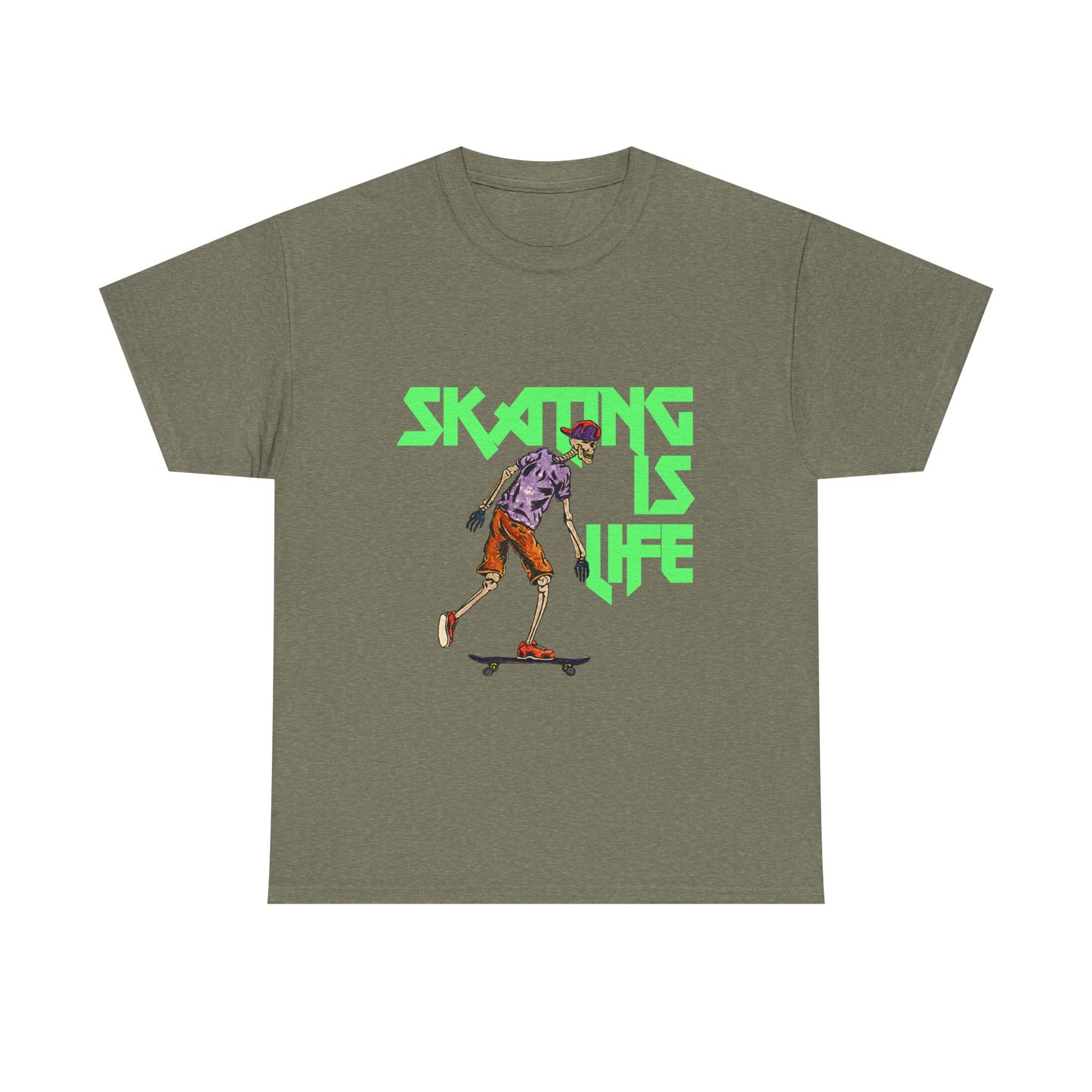 Skating is Life Unisex Heavy Cotton Tee