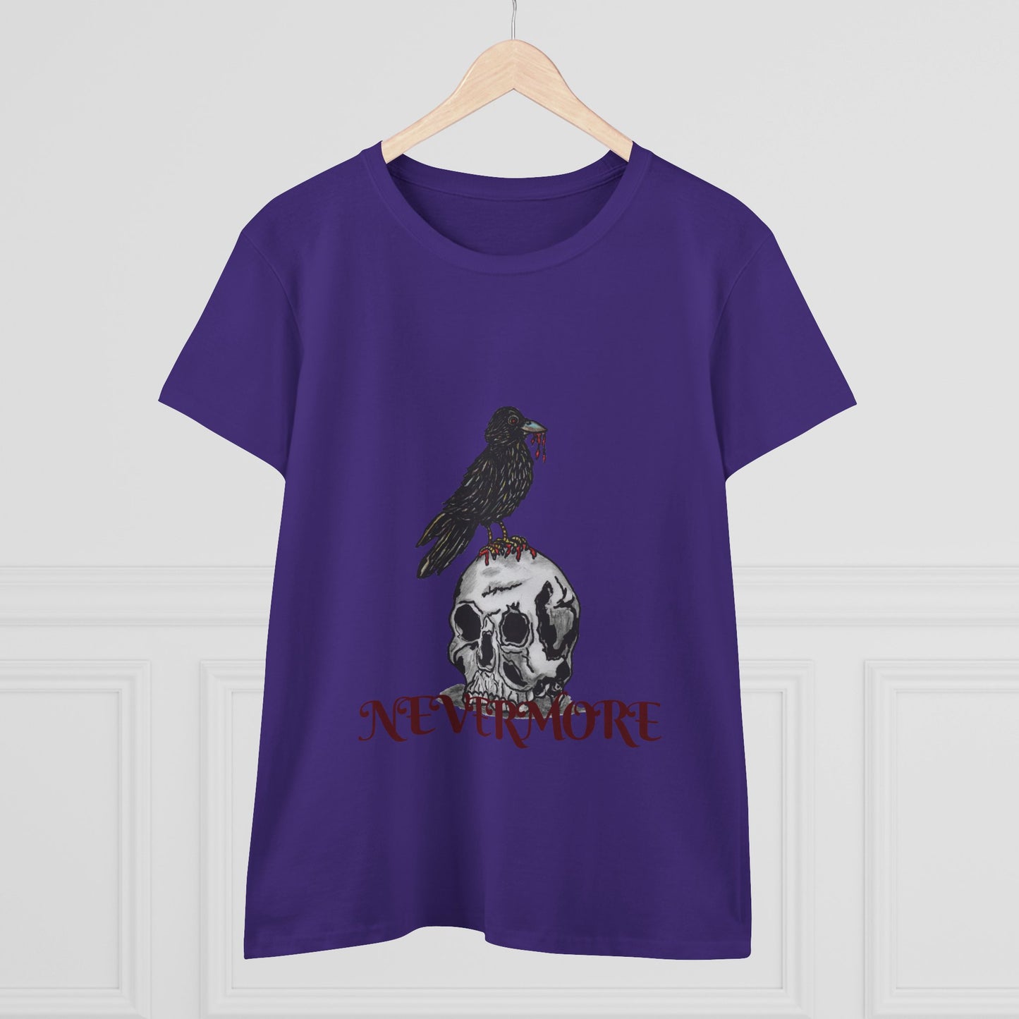 Nevermore Women's Midweight Cotton Tee