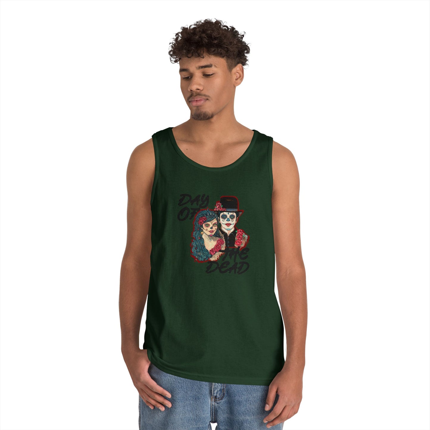 Day of the Dead Unisex Heavy Cotton Tank Top