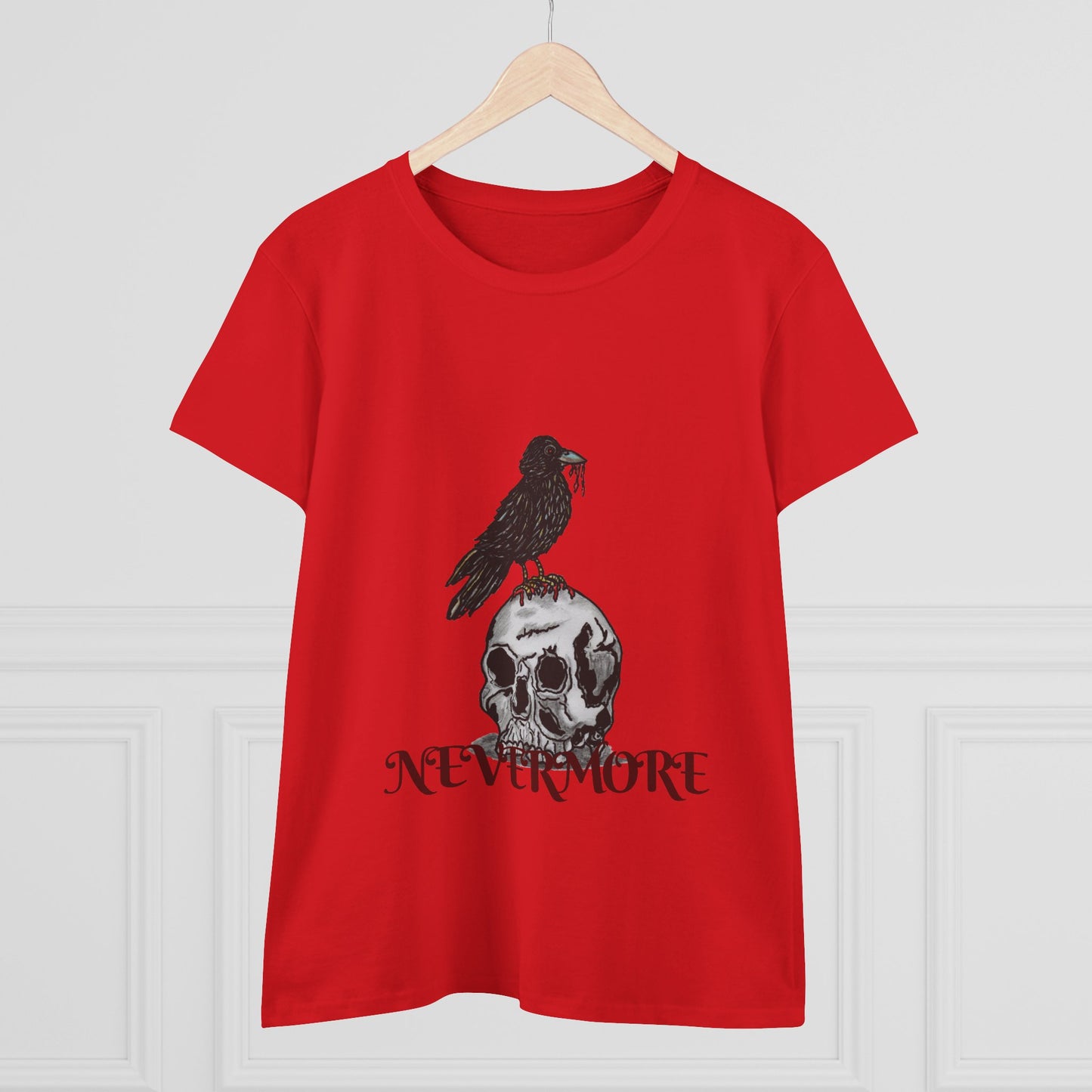 Nevermore Women's Midweight Cotton Tee