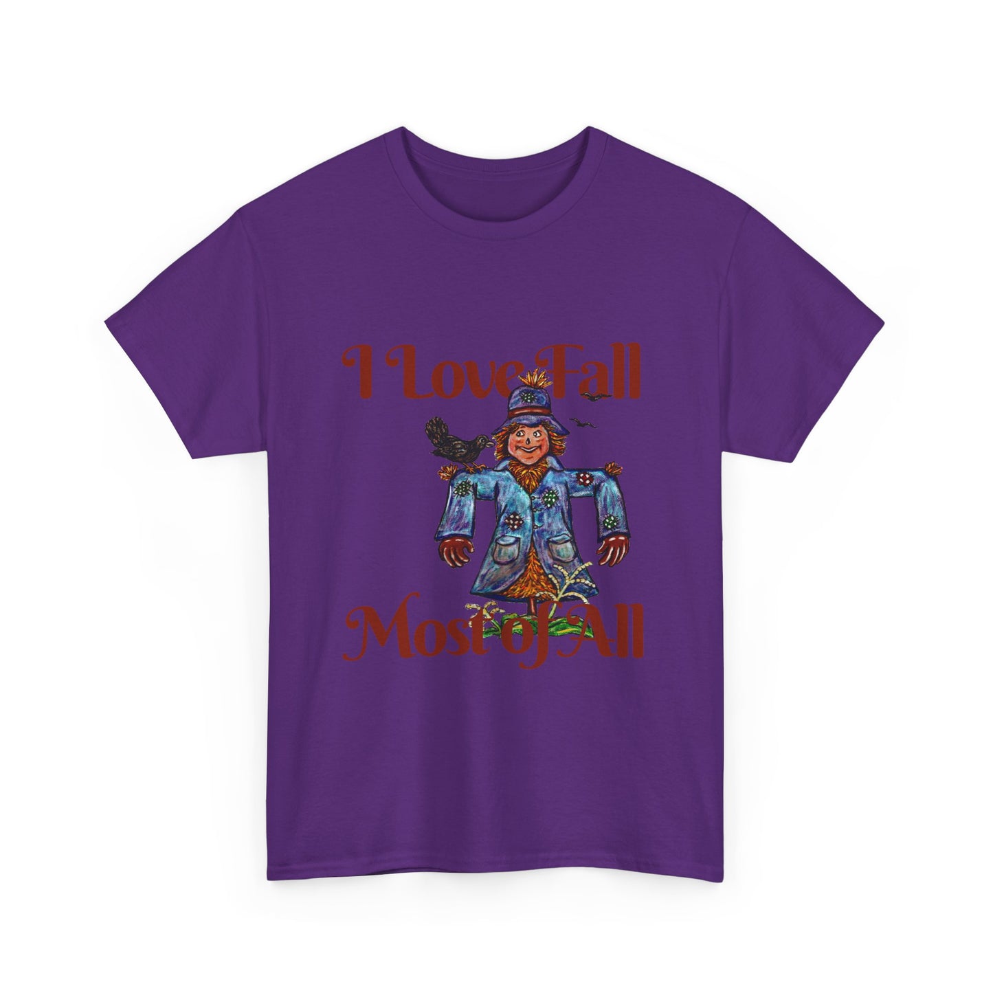 I Love Fall Most of All Unisex Heavy Cotton Tee