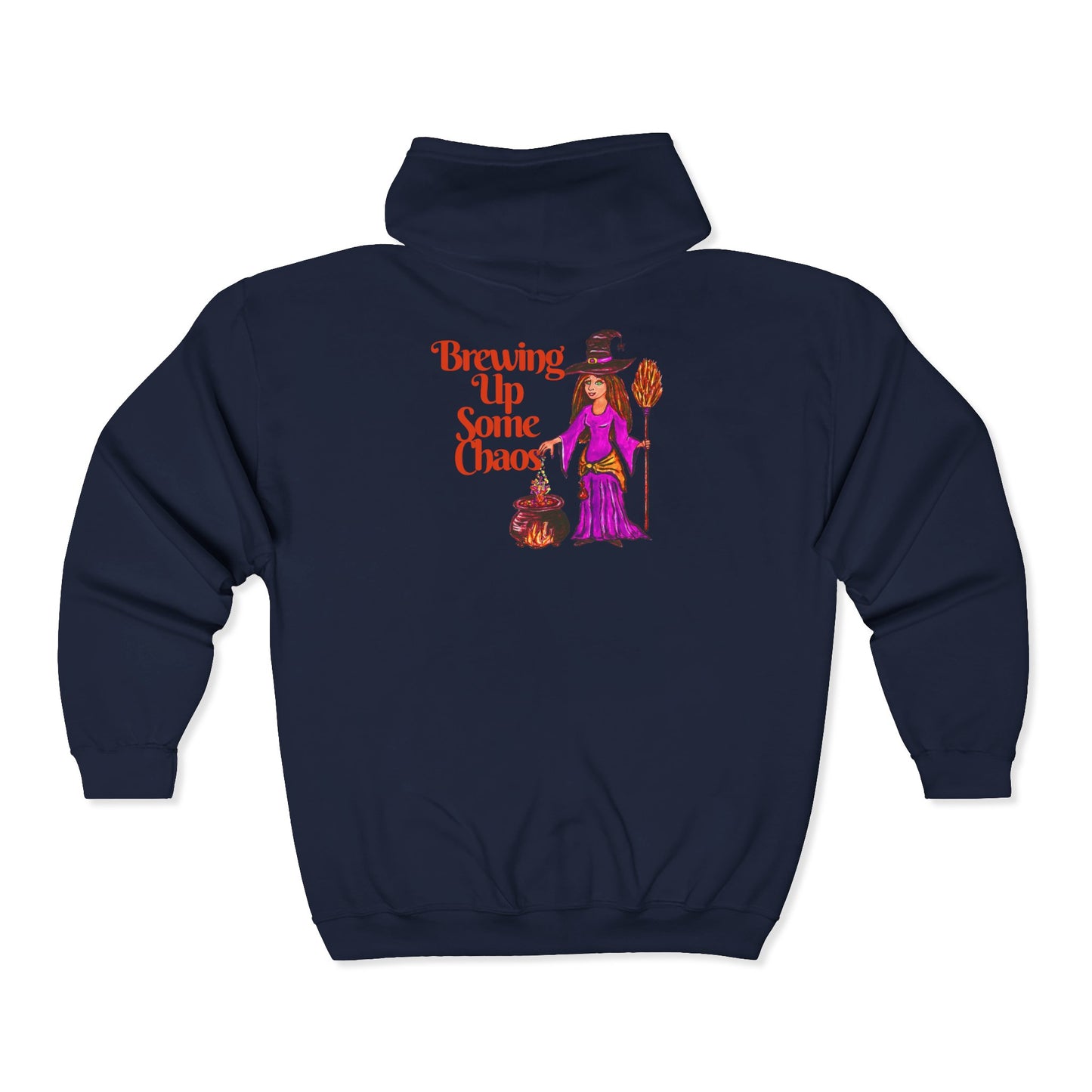 Brewing Up Some Chaos Unisex Heavy Blend™ Full Zip Hooded Sweatshirt