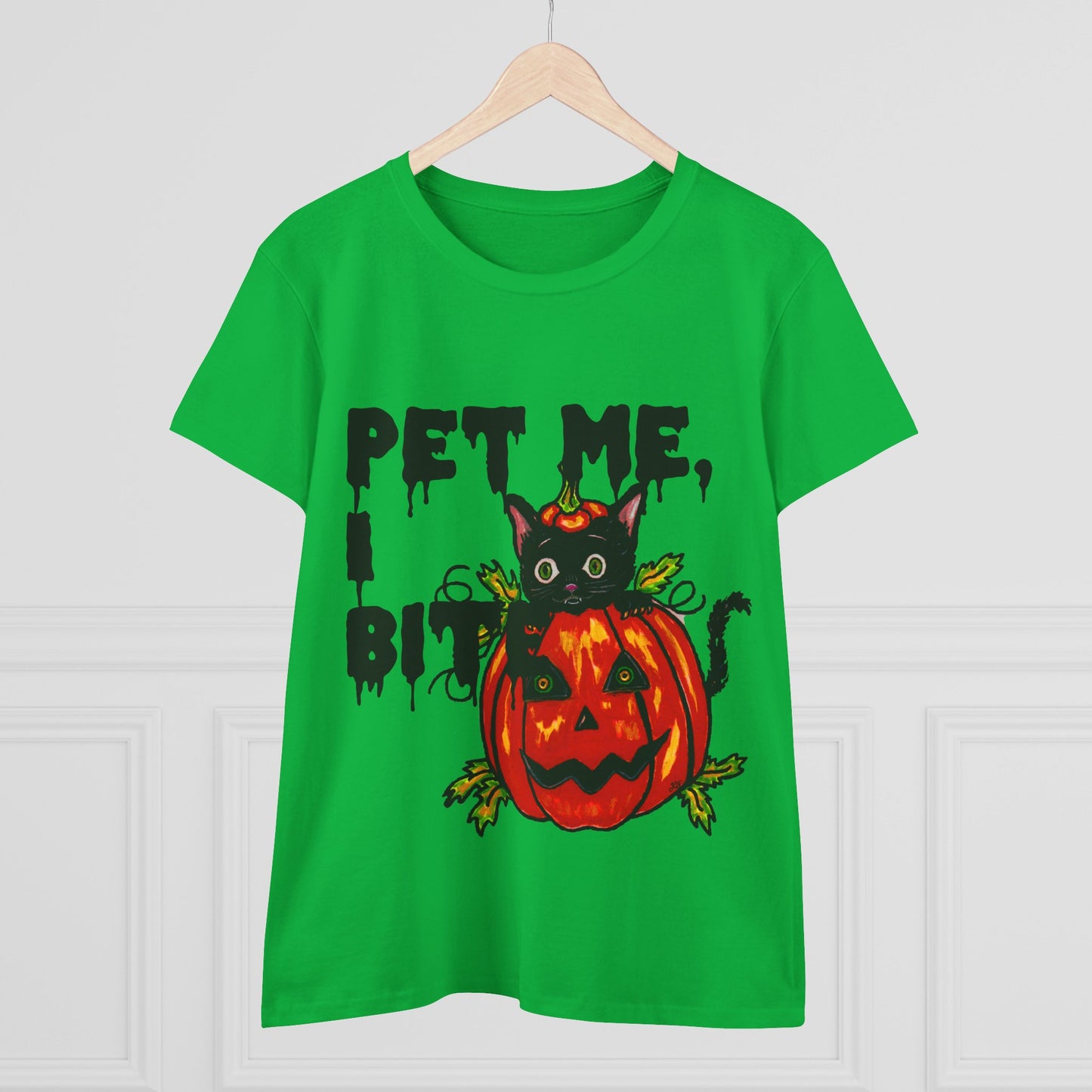 Pet Me Women's Midweight Cotton Tee