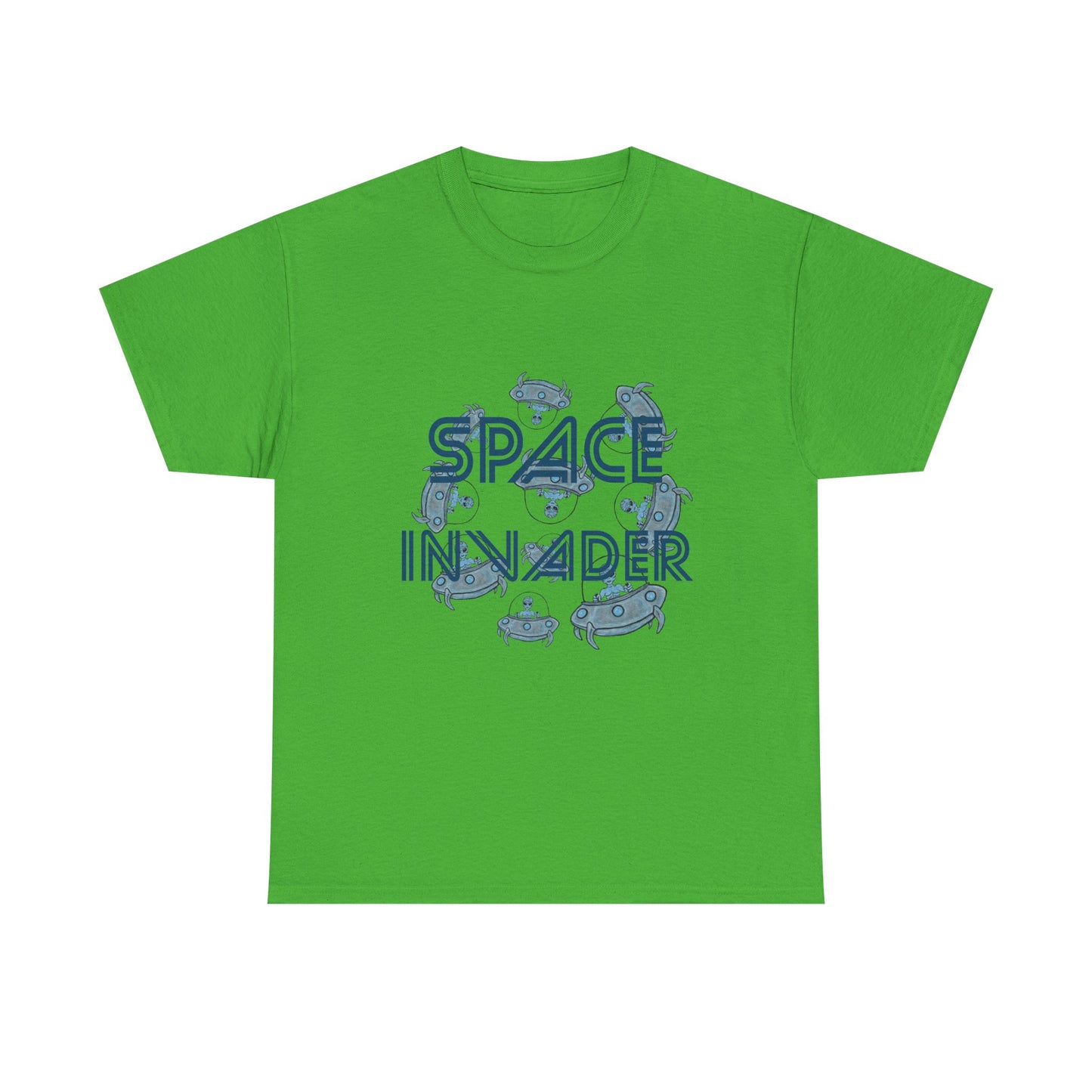 Space Invader Unisex Heavy Cotton Tee