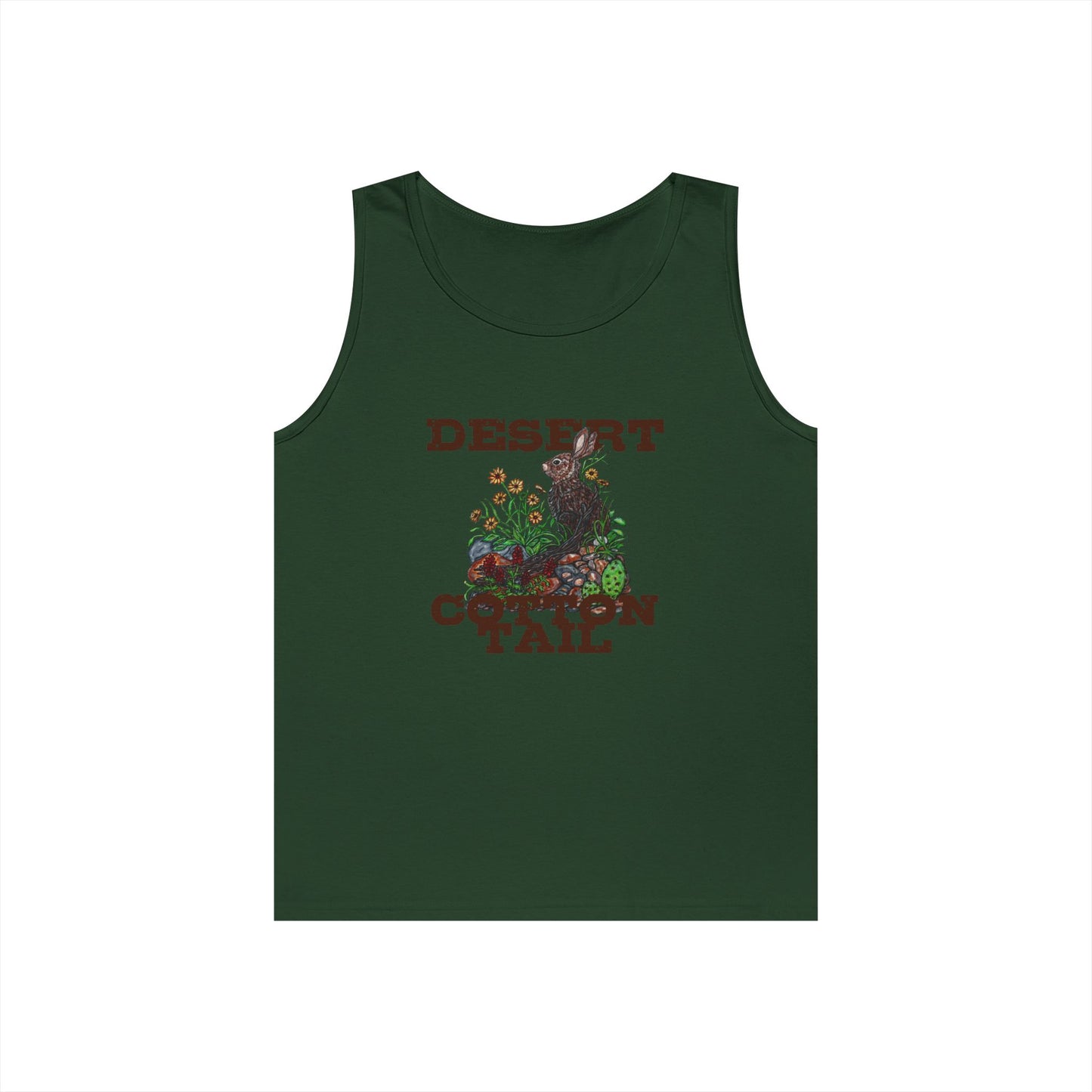 Desert Cottontail Unisex Heavy Cotton Tank Top