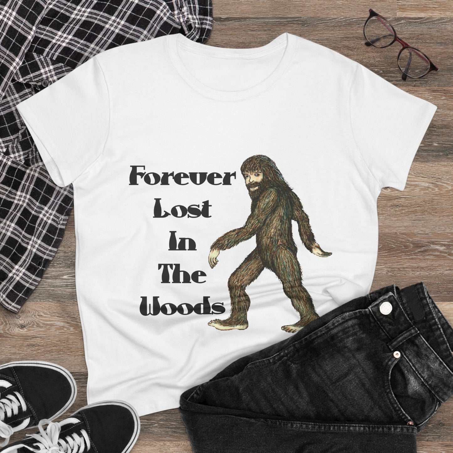 Lost in the Woods Women's Midweight Cotton Tee