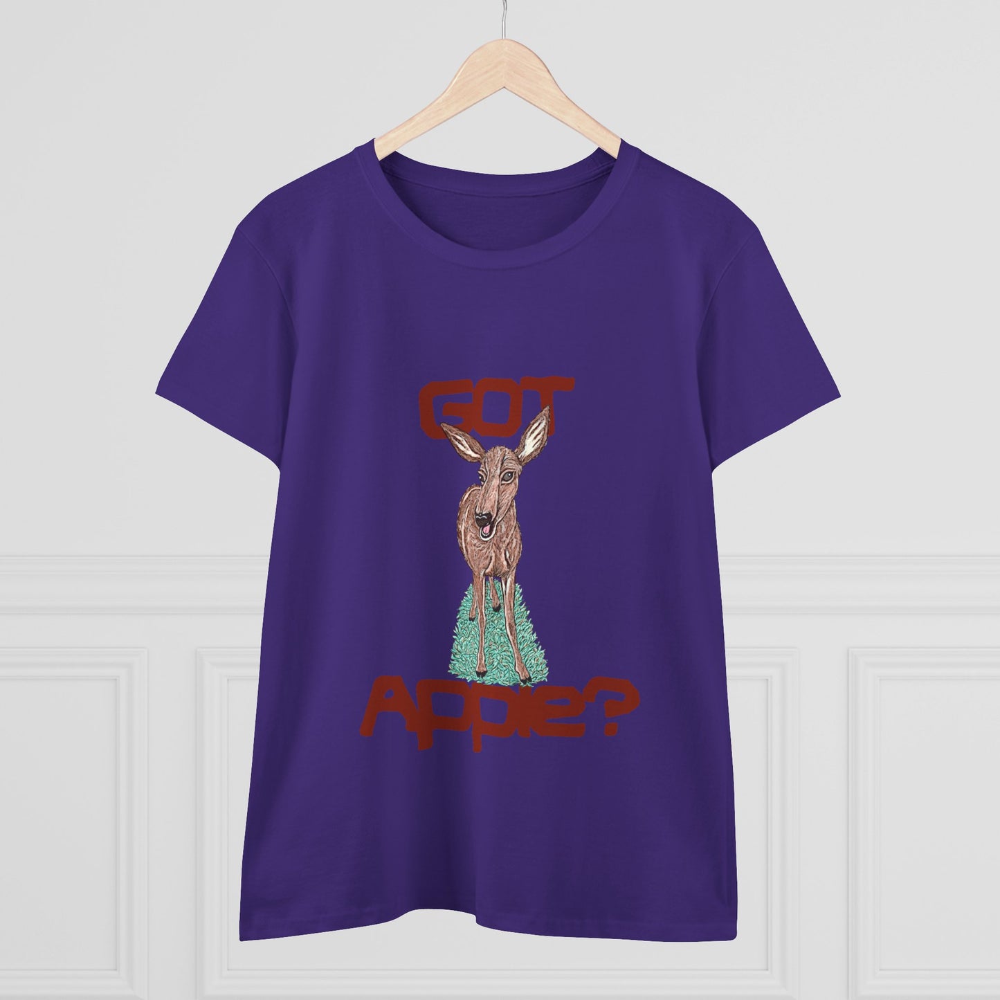 Got Apple? Women's Midweight Cotton Tee