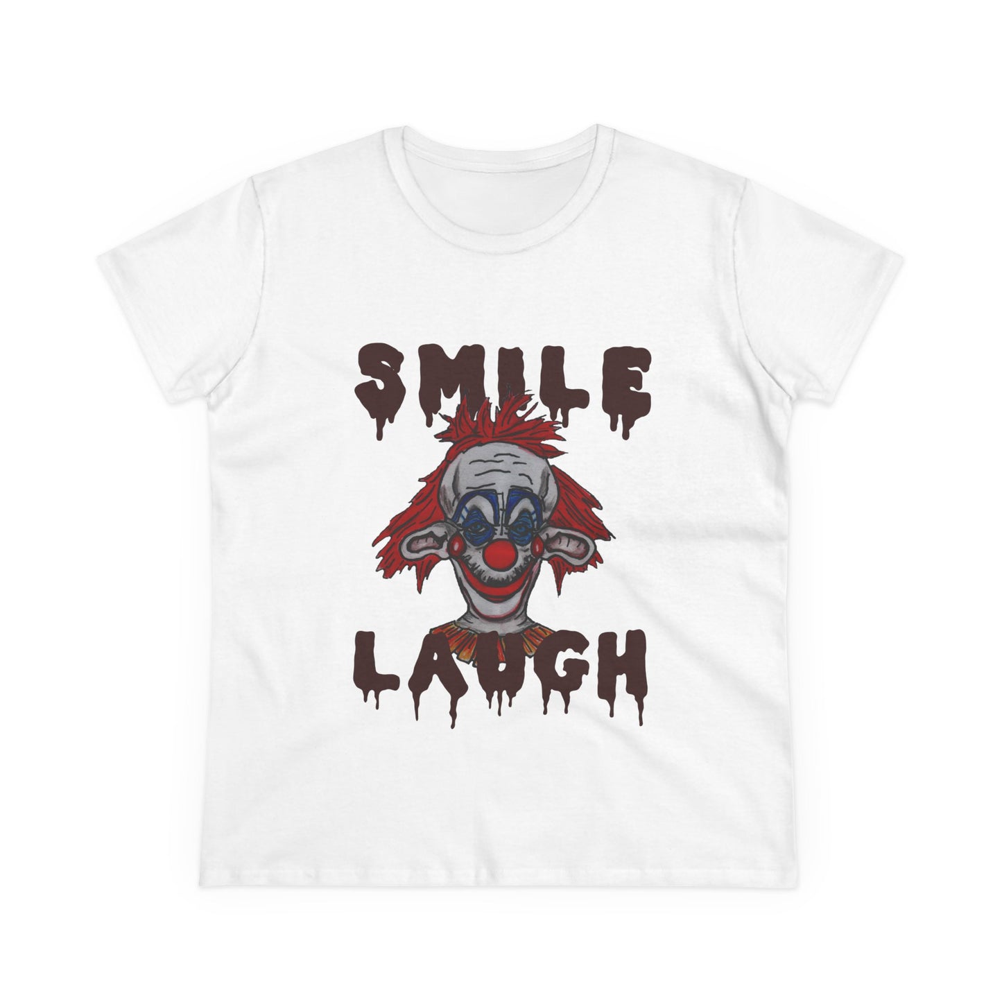 Smile, Laugh Women's Midweight Cotton Tee