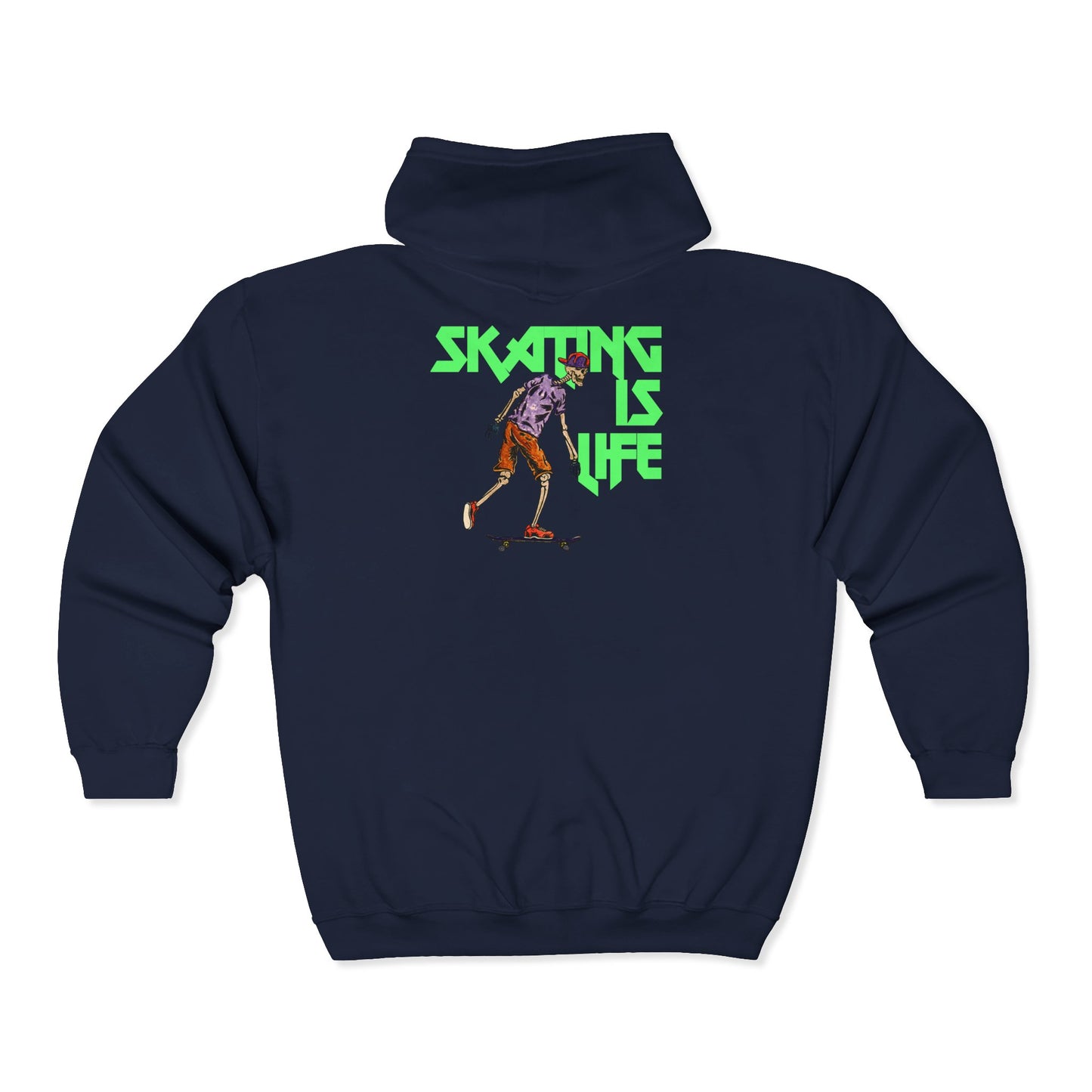 Skating is Life Unisex Heavy Blend™ Full Zip Hooded Sweatshirt