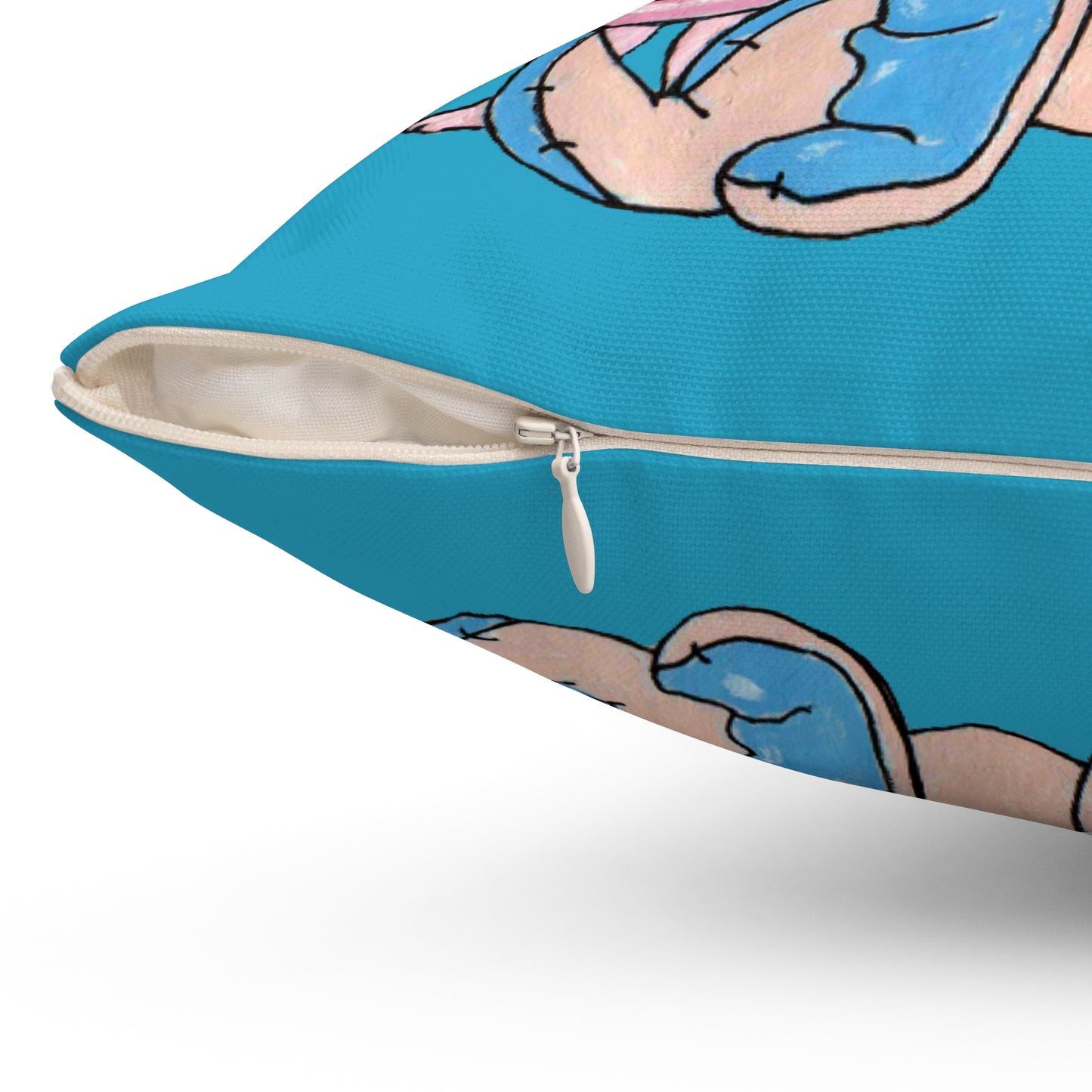 Best Friends Spun Polyester Square Pillow