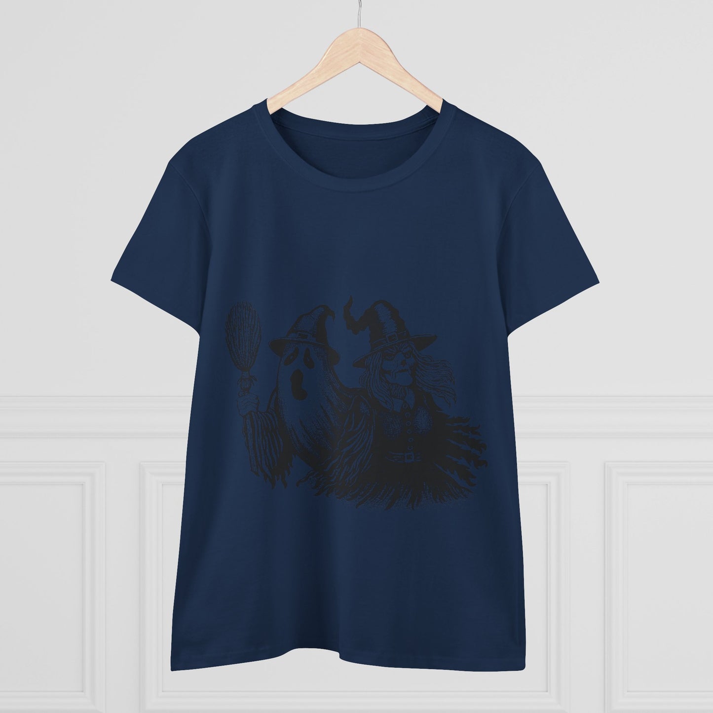 Witch and Ghost Women's Midweight Cotton Tee