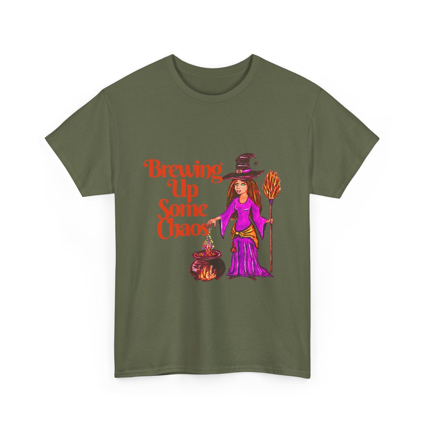 Brewing Up Some Chaos Unisex Heavy Cotton Tee