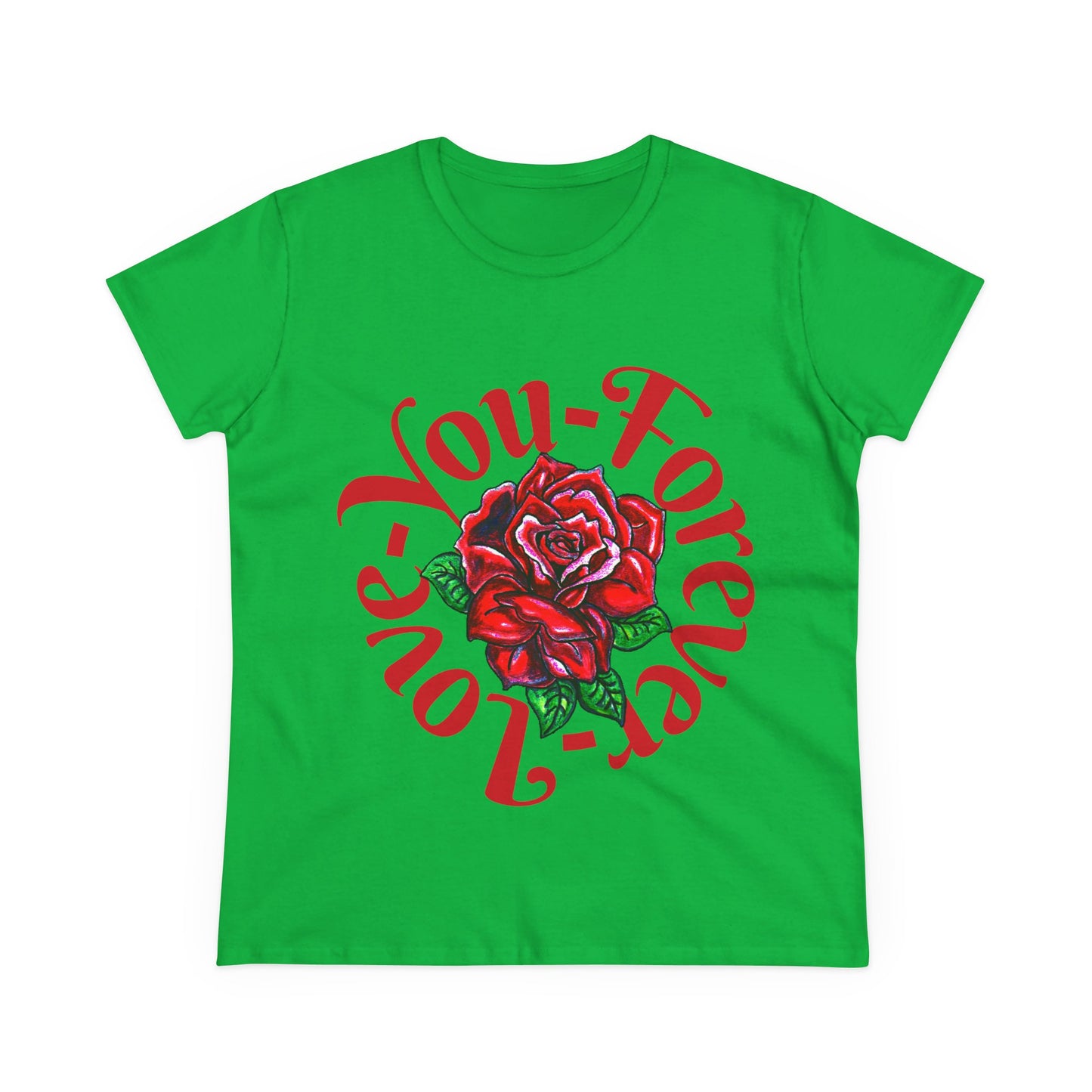 Love You Forever Women's Midweight Cotton Tee