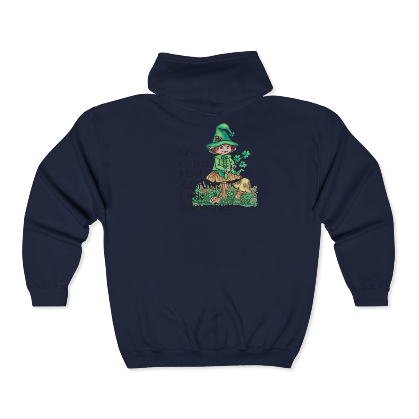 Cutest Leprechaun Unisex Heavy Blend™ Full Zip Hooded Sweatshirt