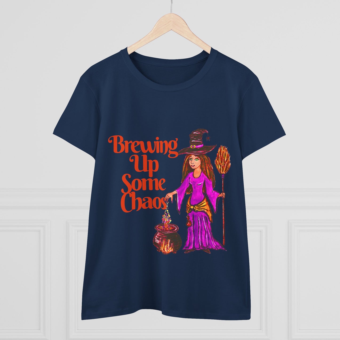 Brewing Up Some Chaos Women's Midweight Cotton Tee