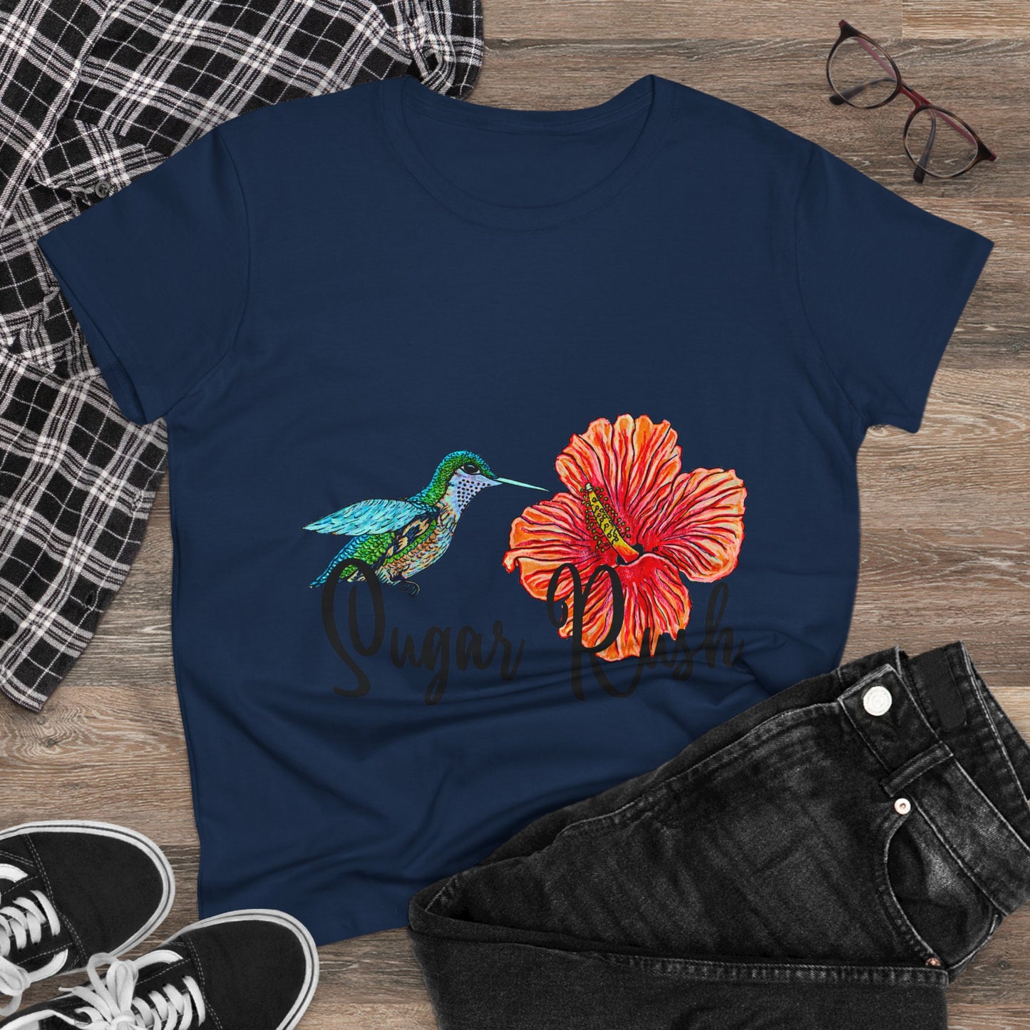 Sugar Rush Women's Midweight Cotton Tee