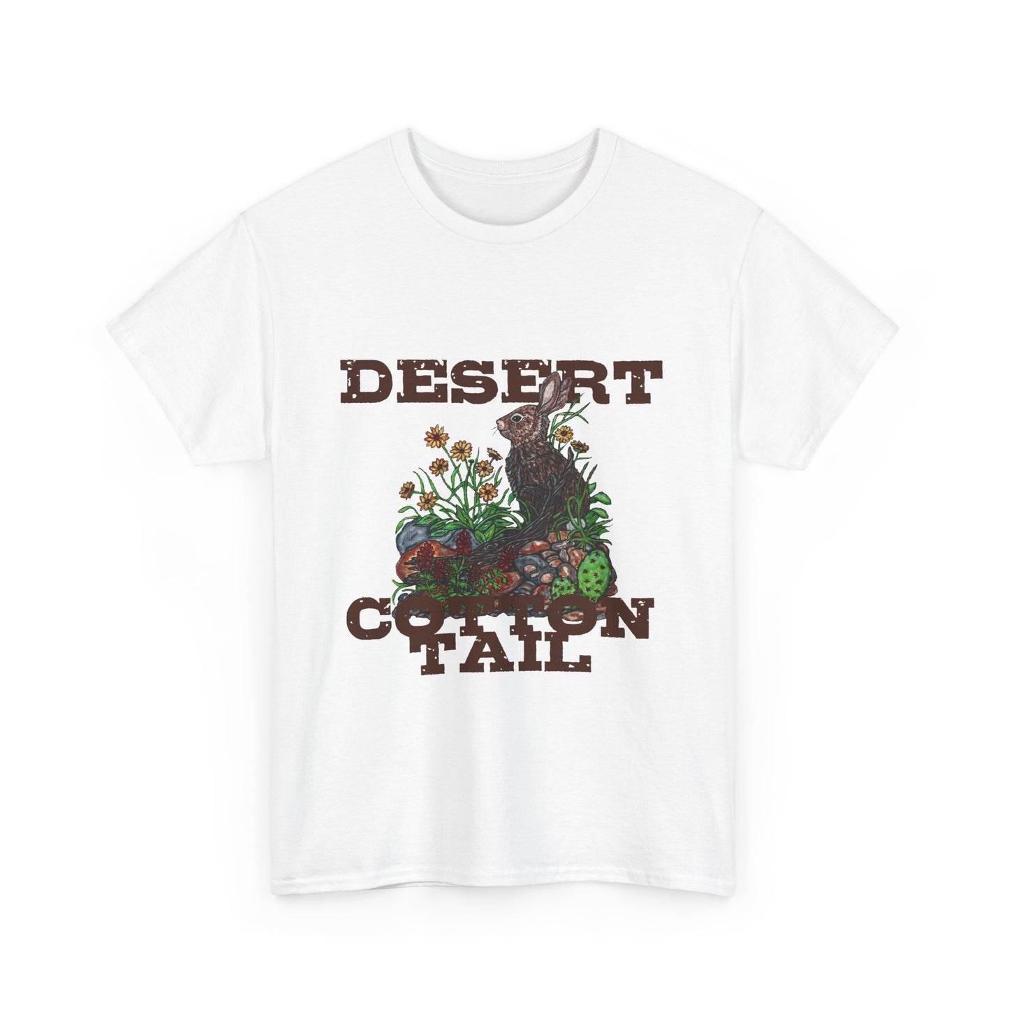 Desert Cottontail Unisex Heavy Cotton Tee