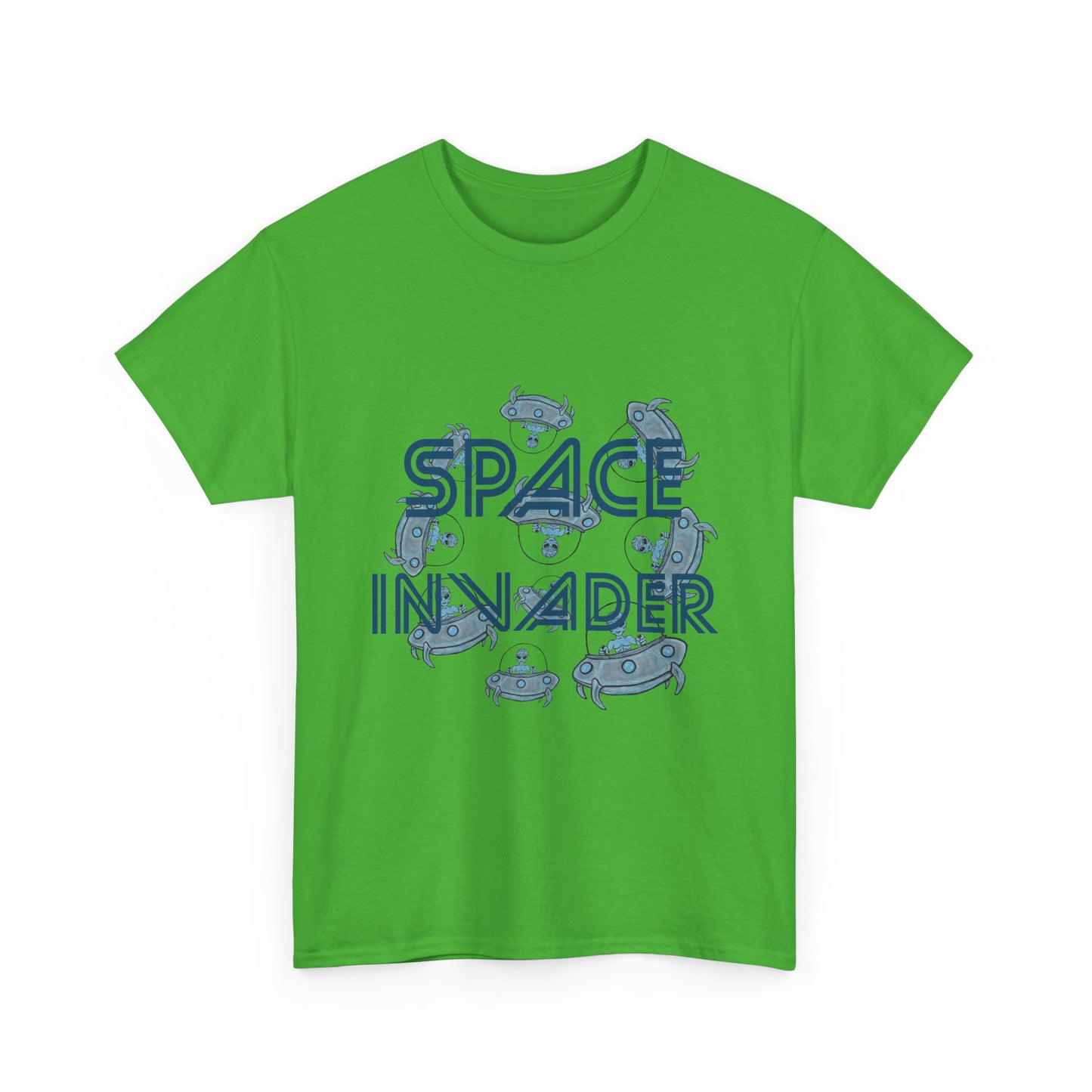 Space Invader Unisex Heavy Cotton Tee