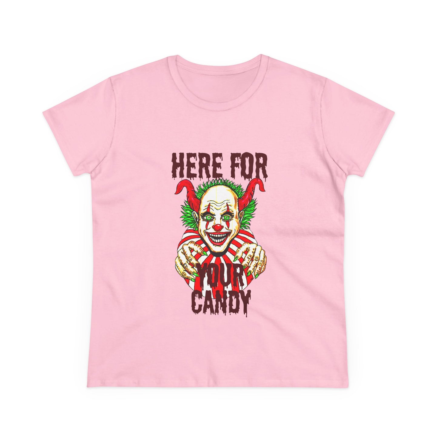 Here for Your Candy Women's Midweight Cotton Tee