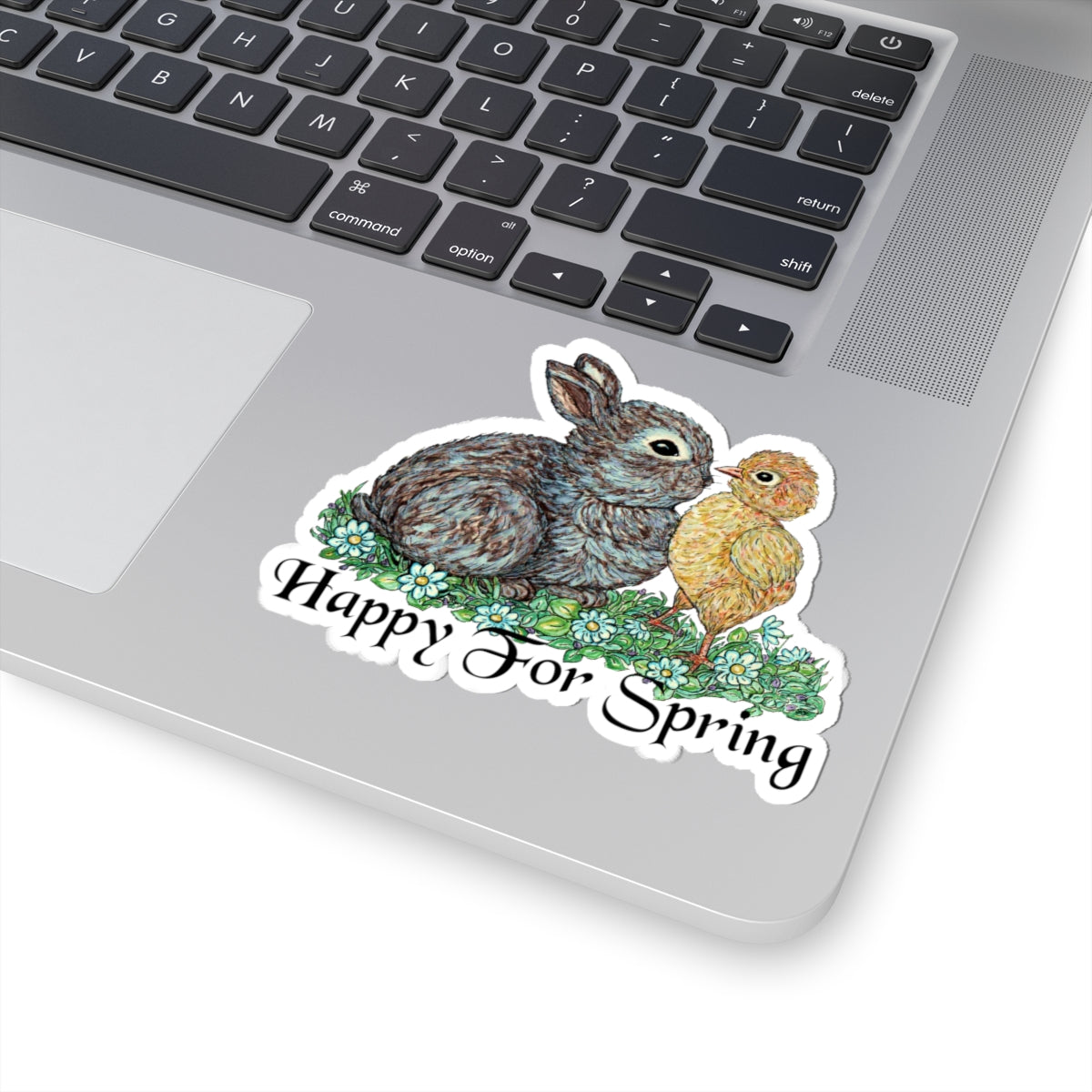 Happy For Spring Kiss-Cut Stickers