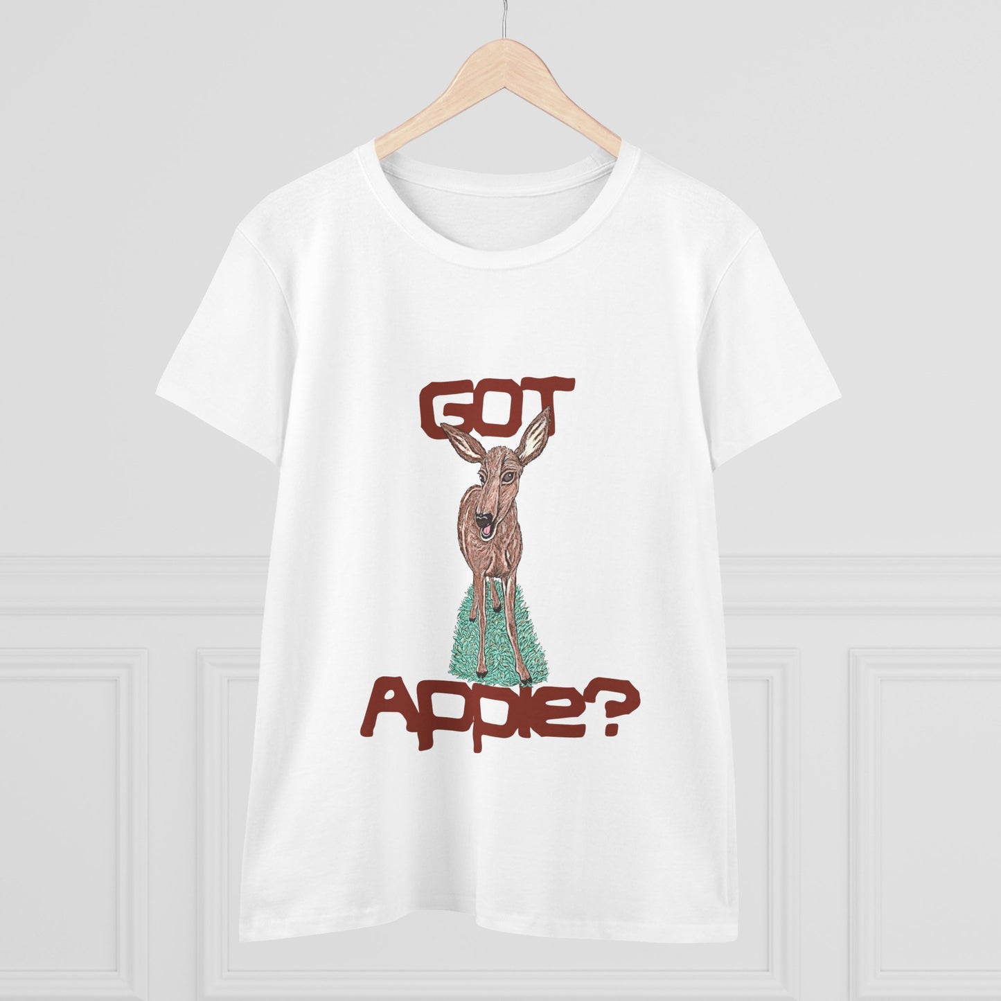 Got Apple? Women's Midweight Cotton Tee