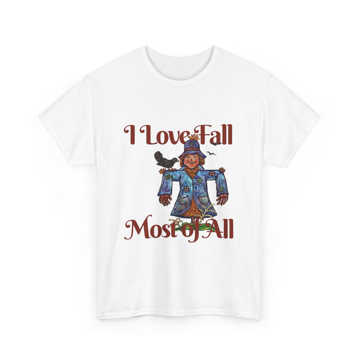 I Love Fall Most of All Unisex Heavy Cotton Tee