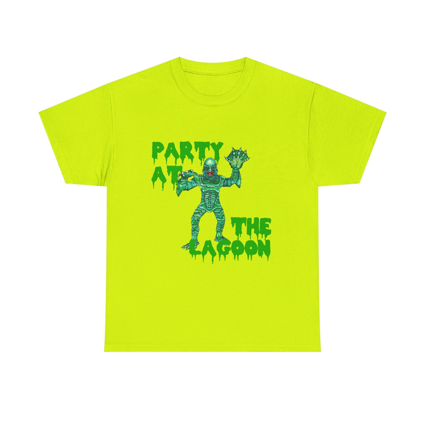 Party at the Lagoon Unisex Heavy Cotton Tee
