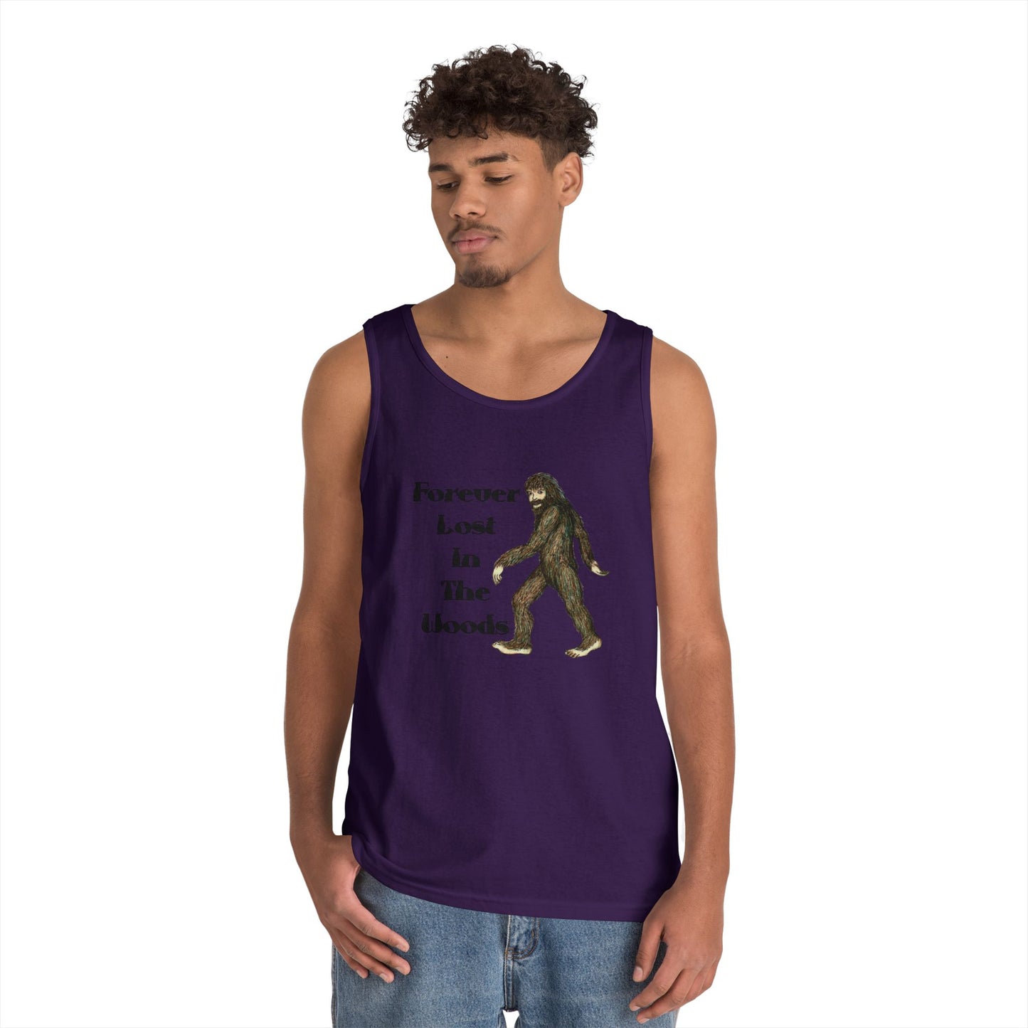 Lost in the Woods Unisex Heavy Cotton Tank Top