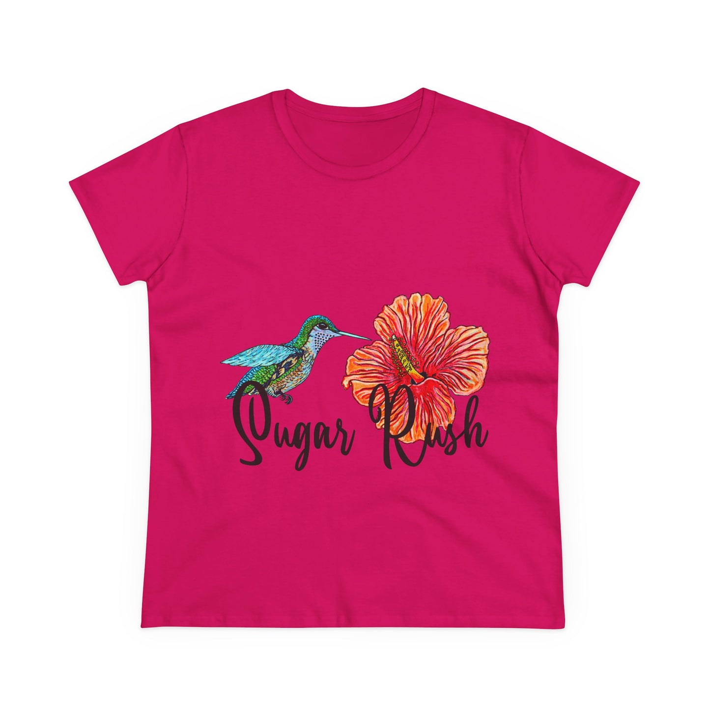 Sugar Rush Women's Midweight Cotton Tee