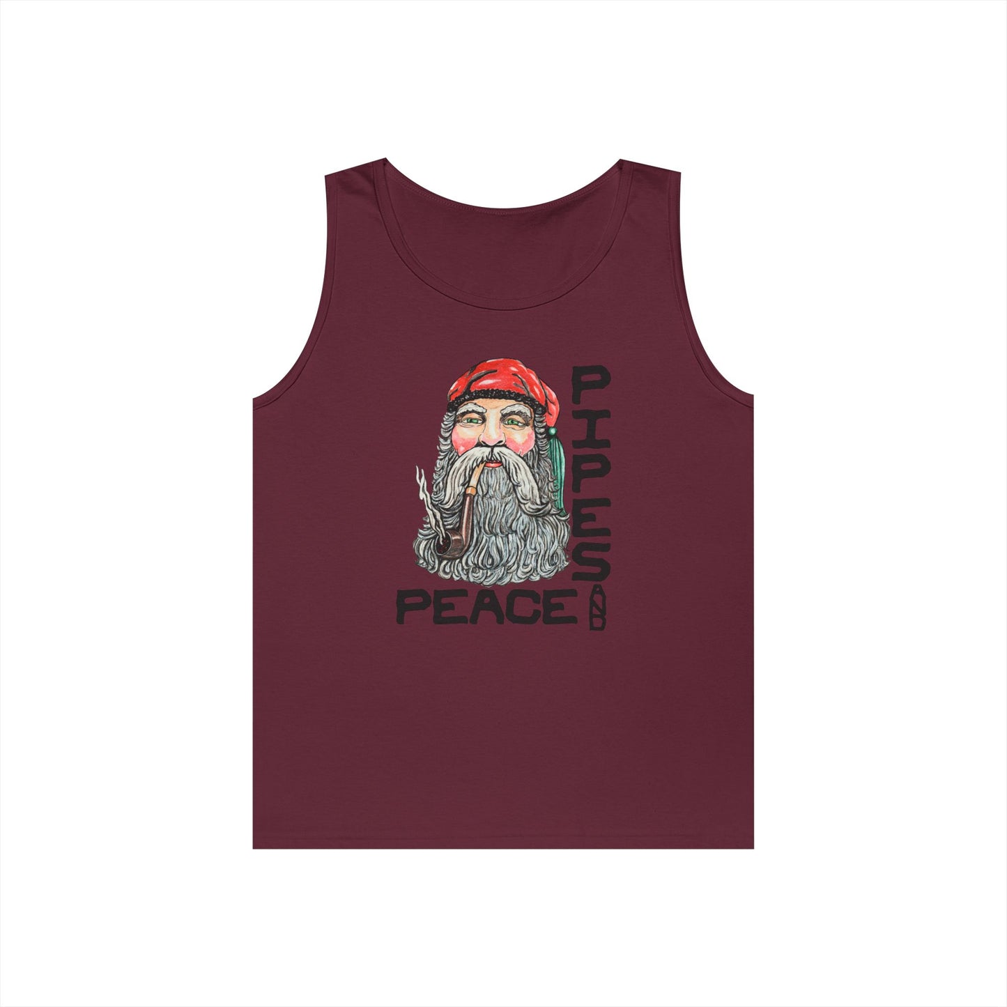 Pipes and Peace Unisex Heavy Cotton Tank Top