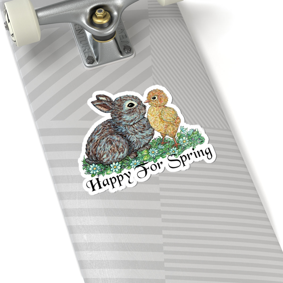 Happy For Spring Kiss-Cut Stickers