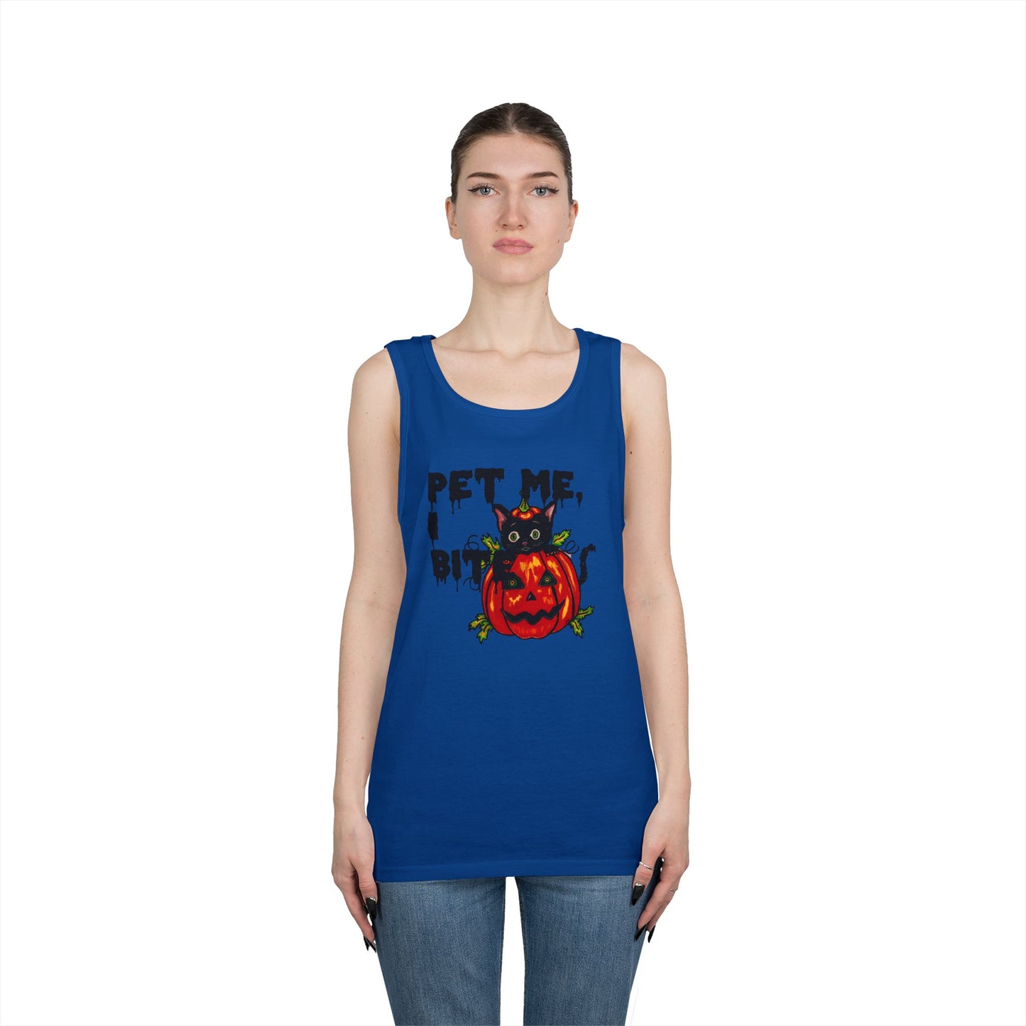 Pet Me Unisex Heavy Cotton Tank Top