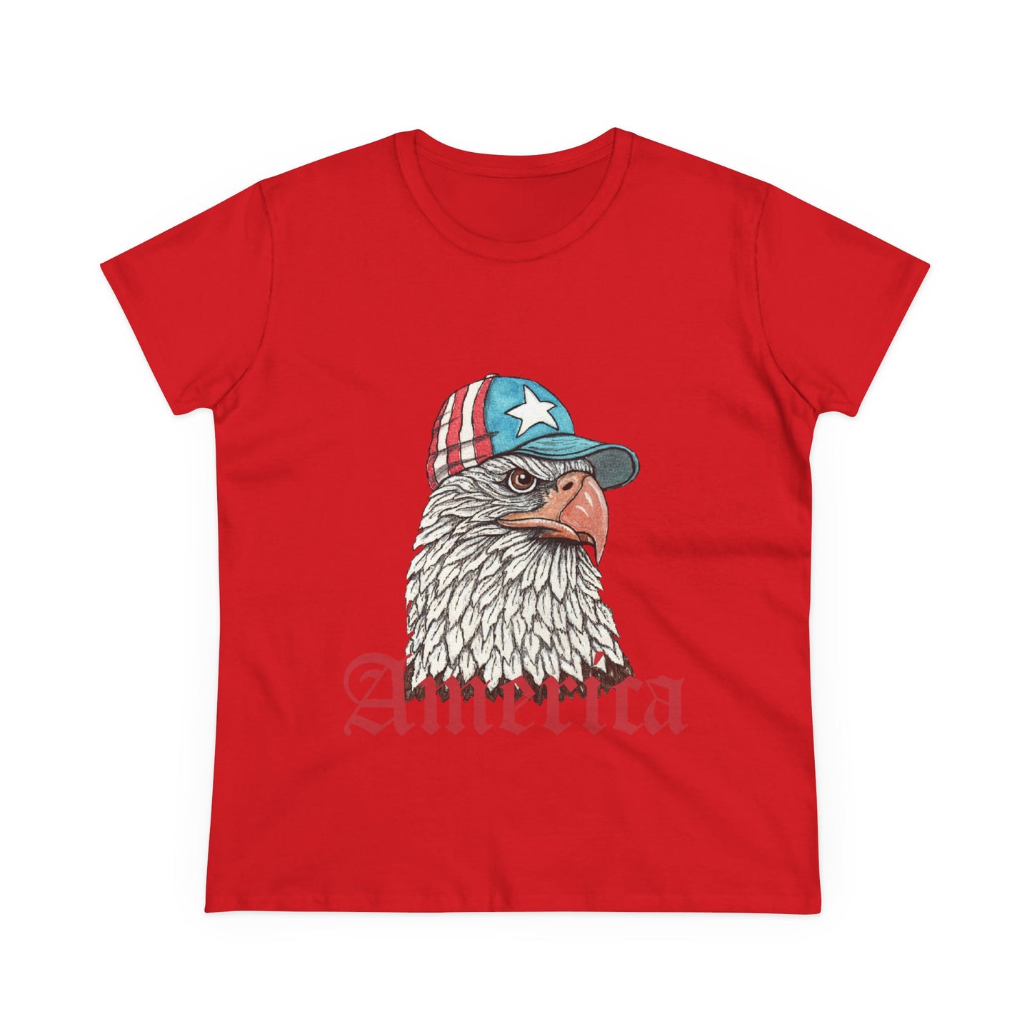 Eagle America Women's Midweight Cotton Tee
