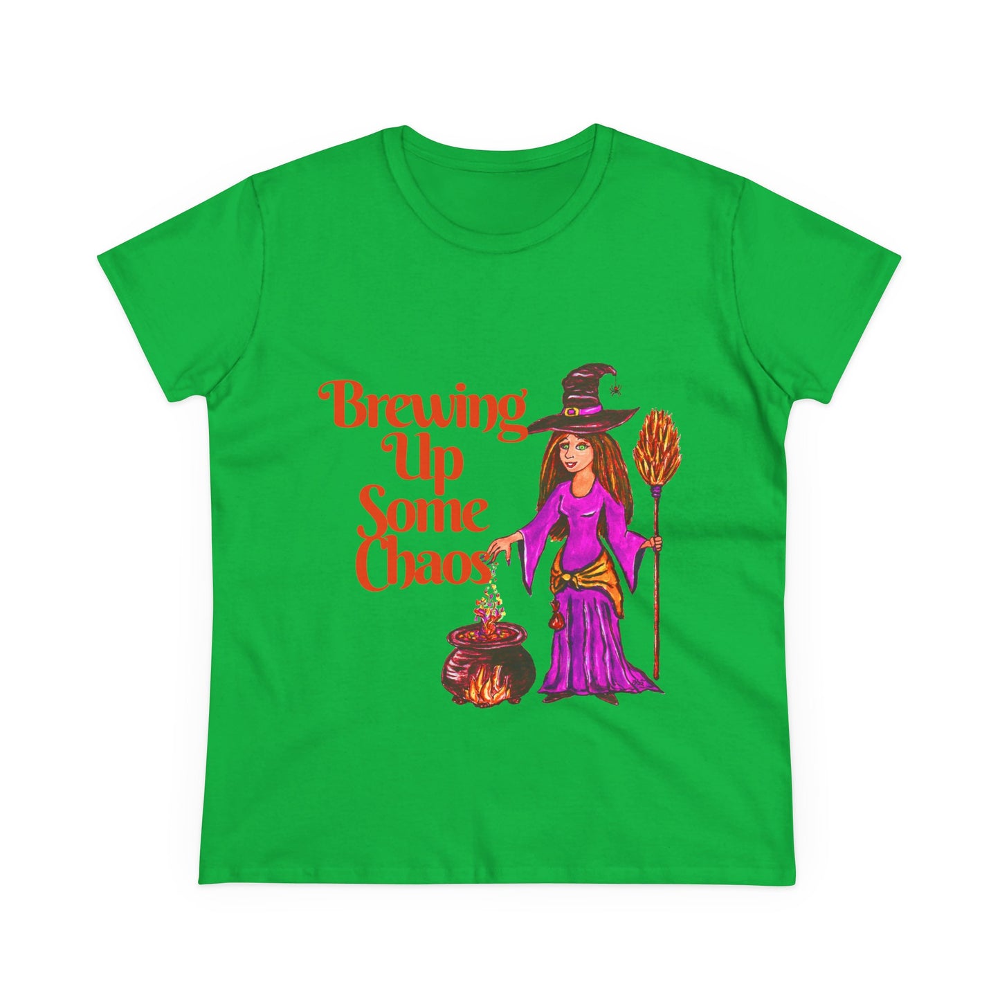 Brewing Up Some Chaos Women's Midweight Cotton Tee