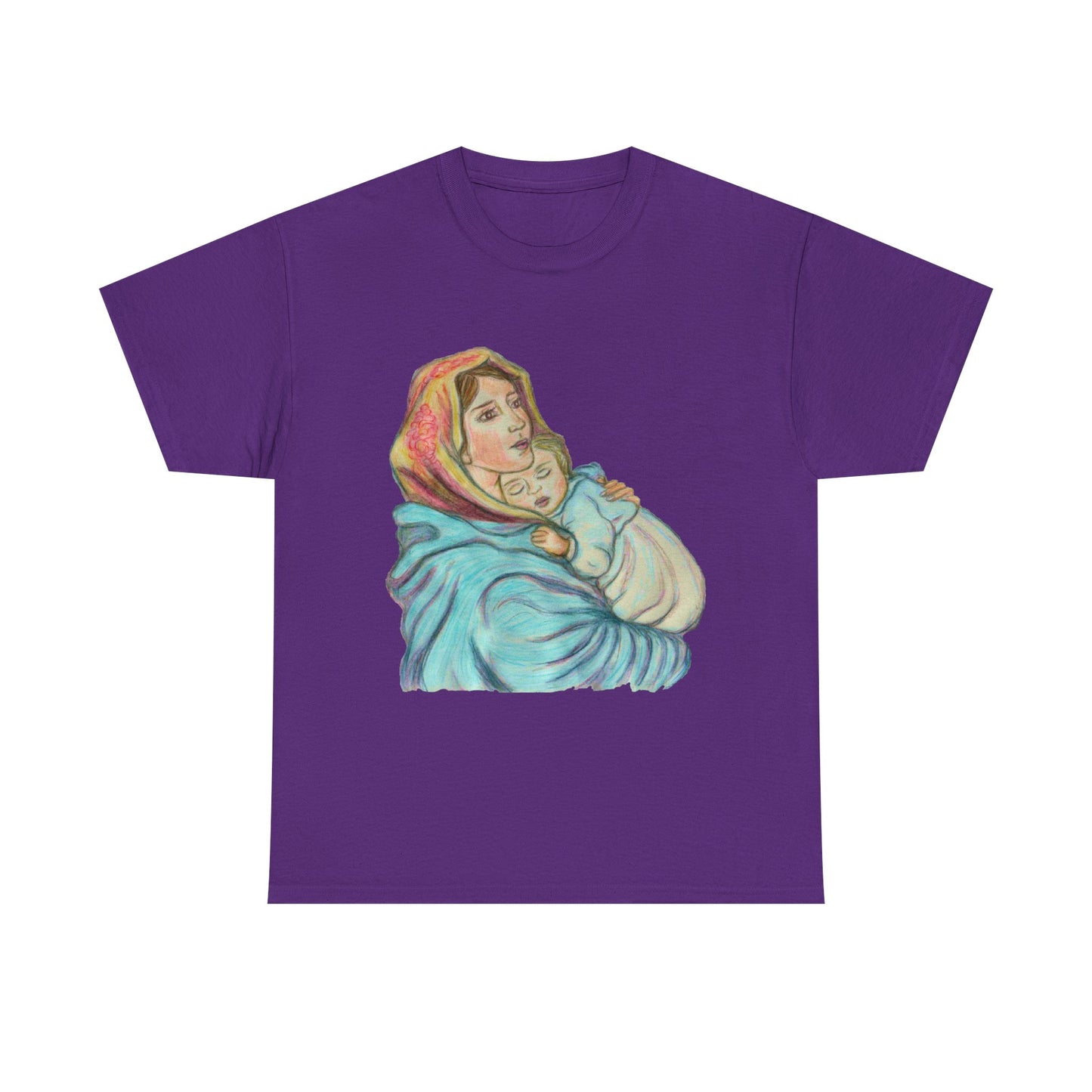Mother and Child Unisex Heavy Cotton Tee