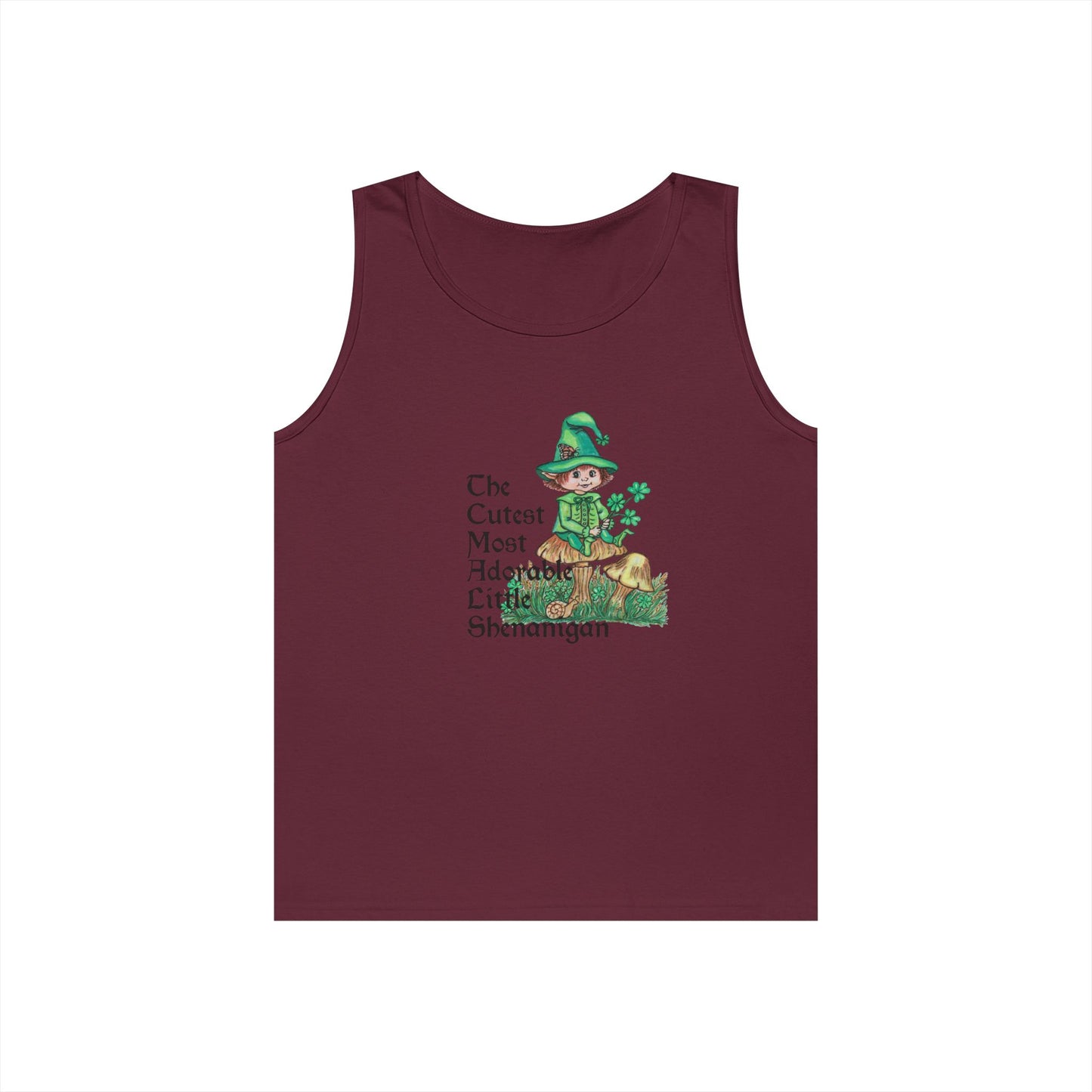 Cutest Leprechaun Unisex Heavy Cotton Tank Top
