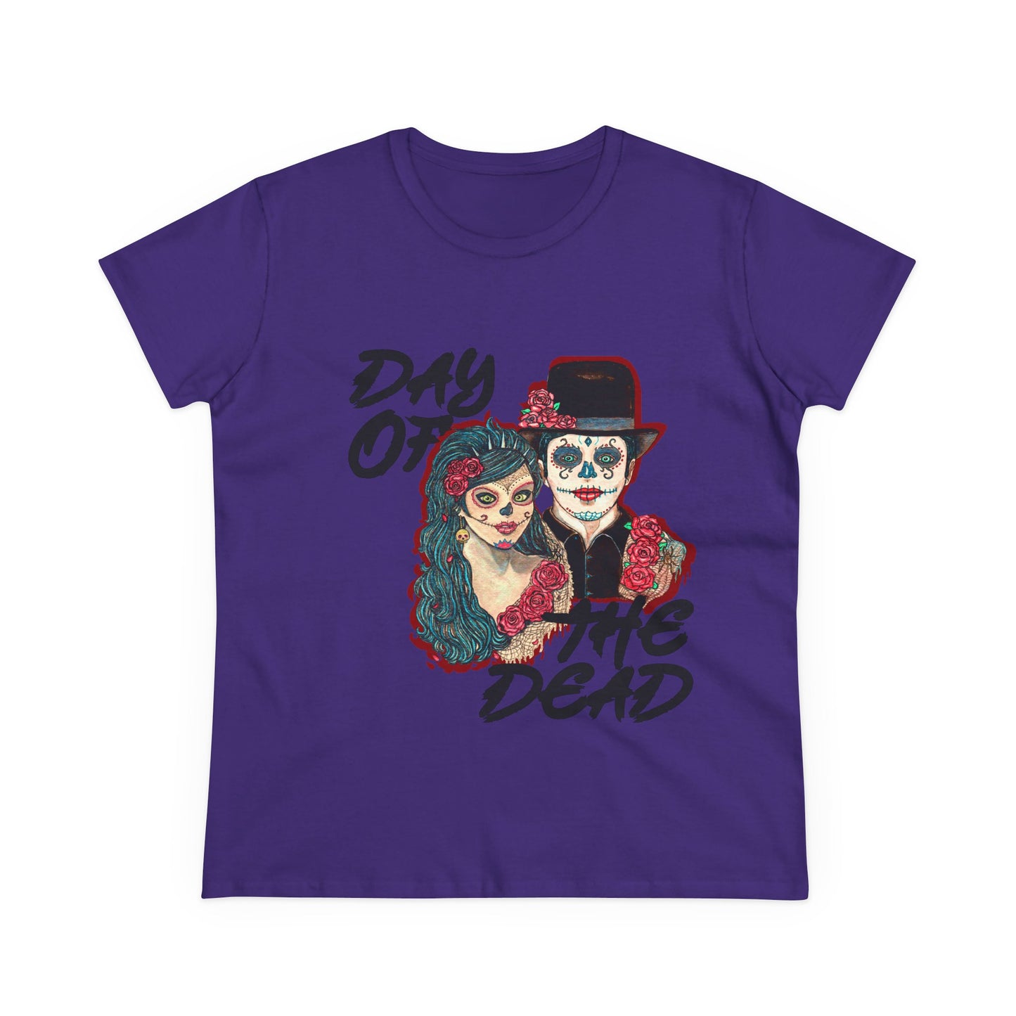 Day of the Dead Women's Midweight Cotton Tee