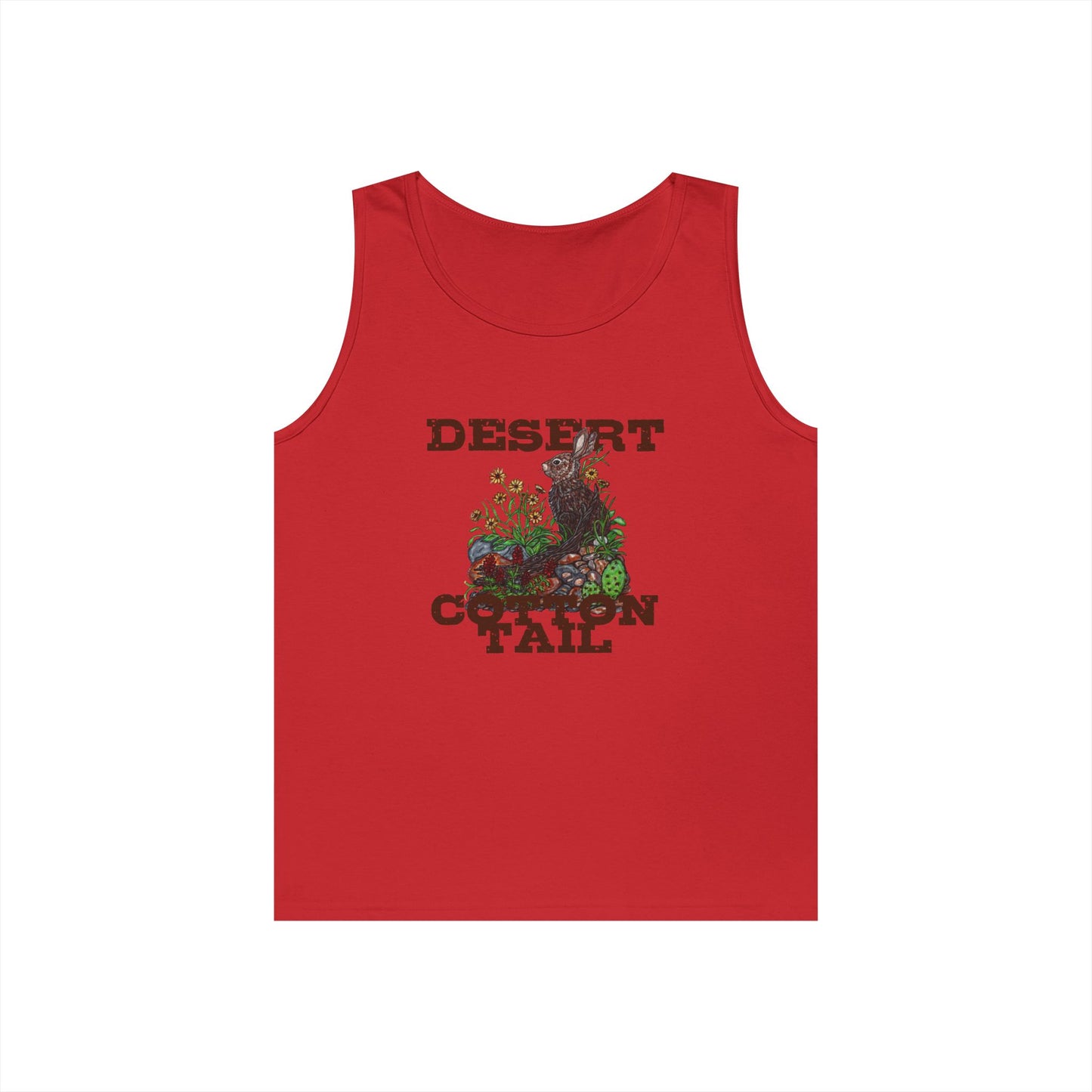 Desert Cottontail Unisex Heavy Cotton Tank Top